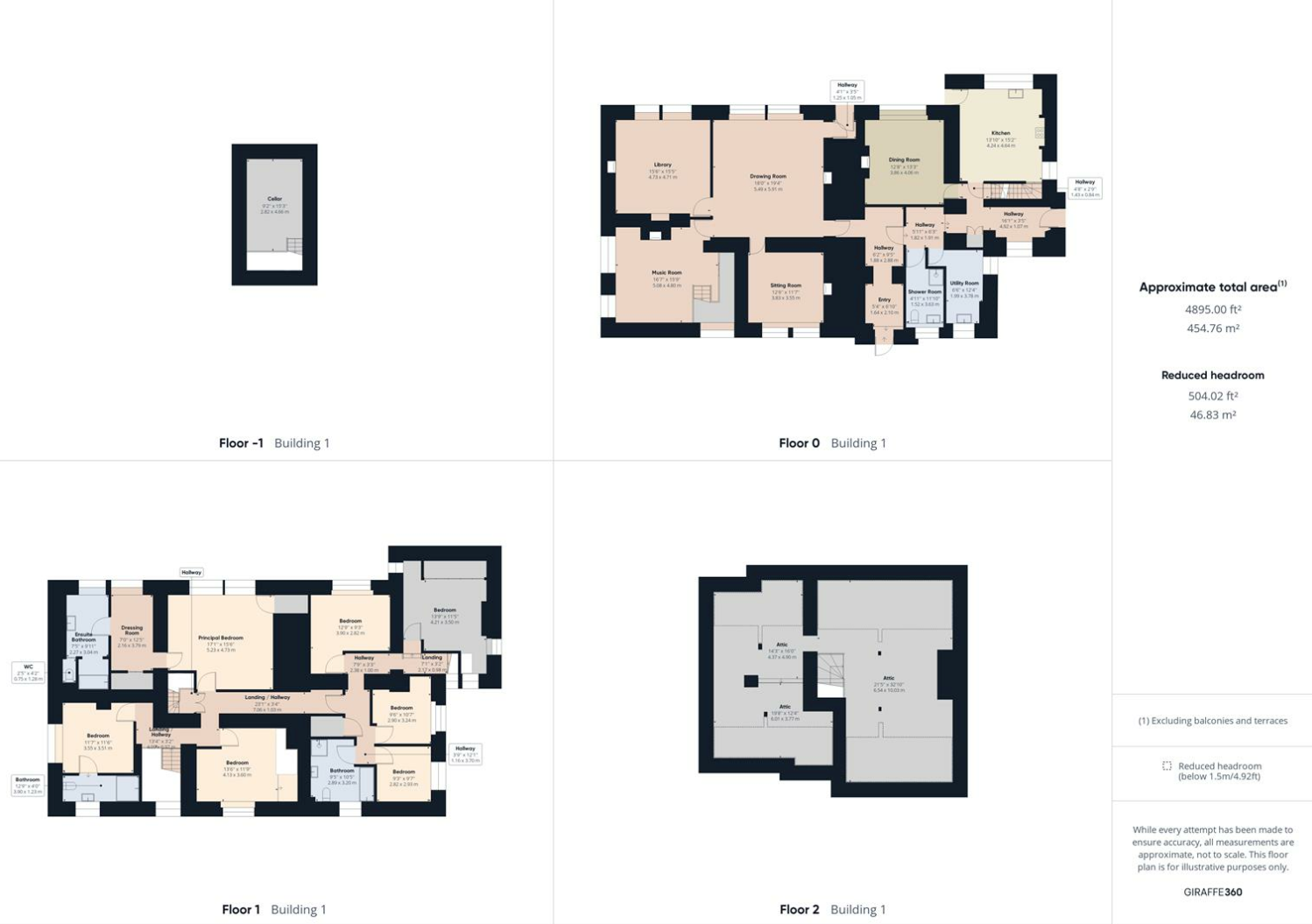7 bedroom detached house For Sale in Todmorden - Floorplan 1.