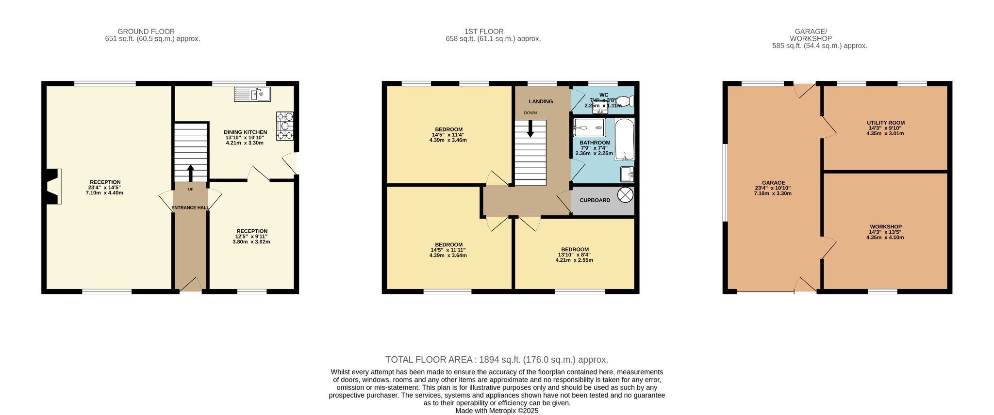 3 bedroom detached house SSTC in Todmorden - Floorplan 1.