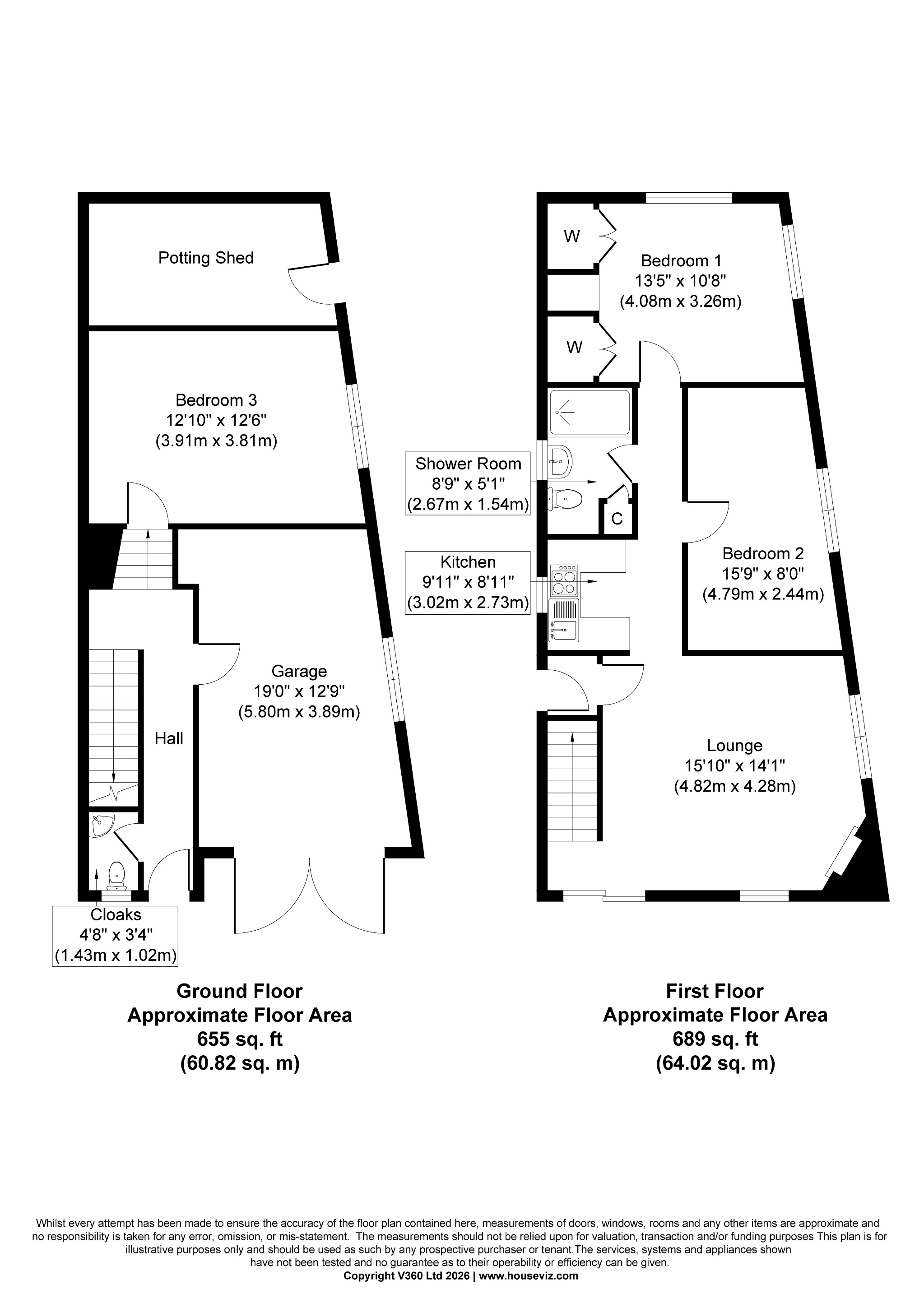 3 bedroom detached house SSTC in Halifax - Floorplan 1.