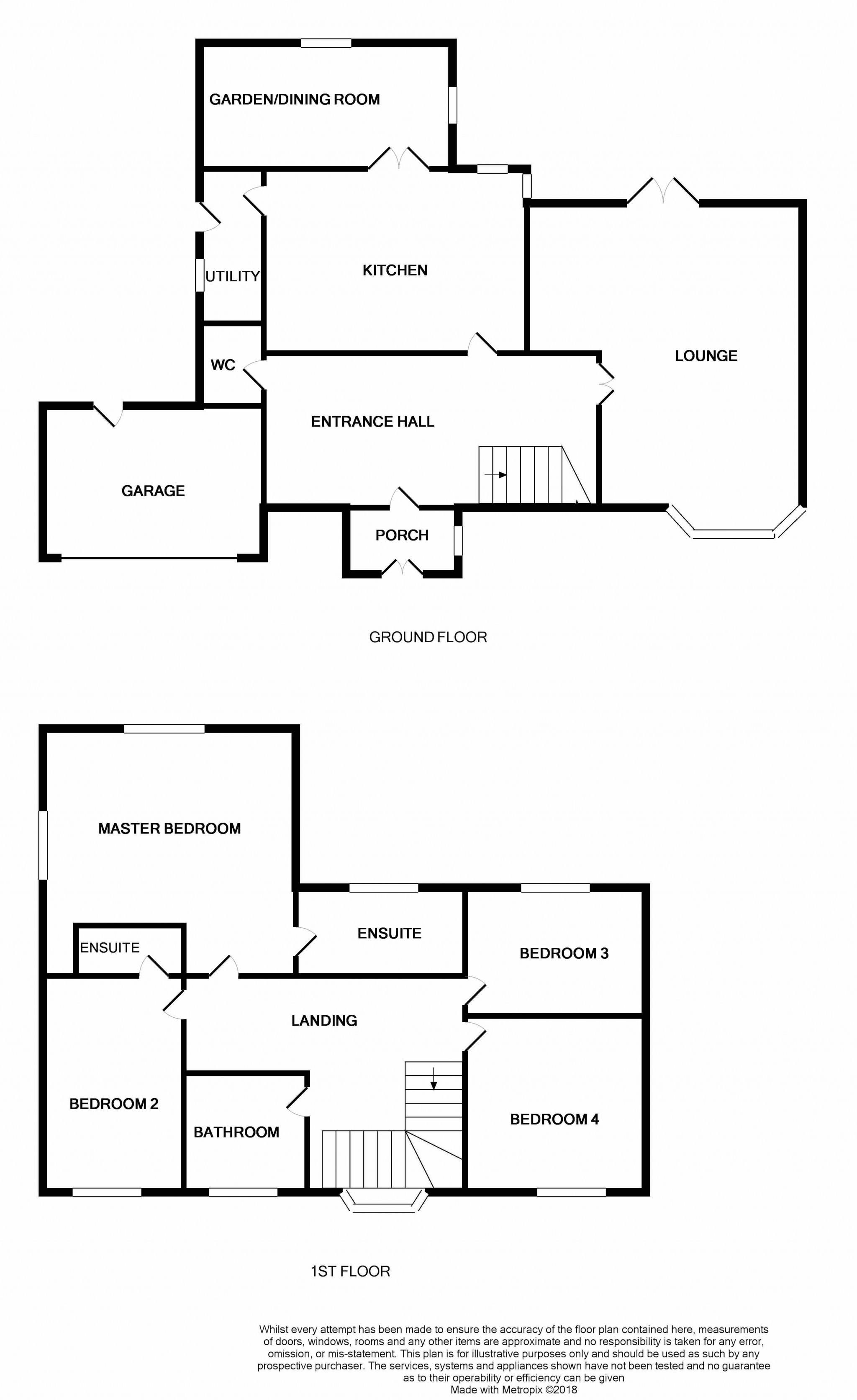 4 bedroom detached house Let in Stockport - Floorplan 1.