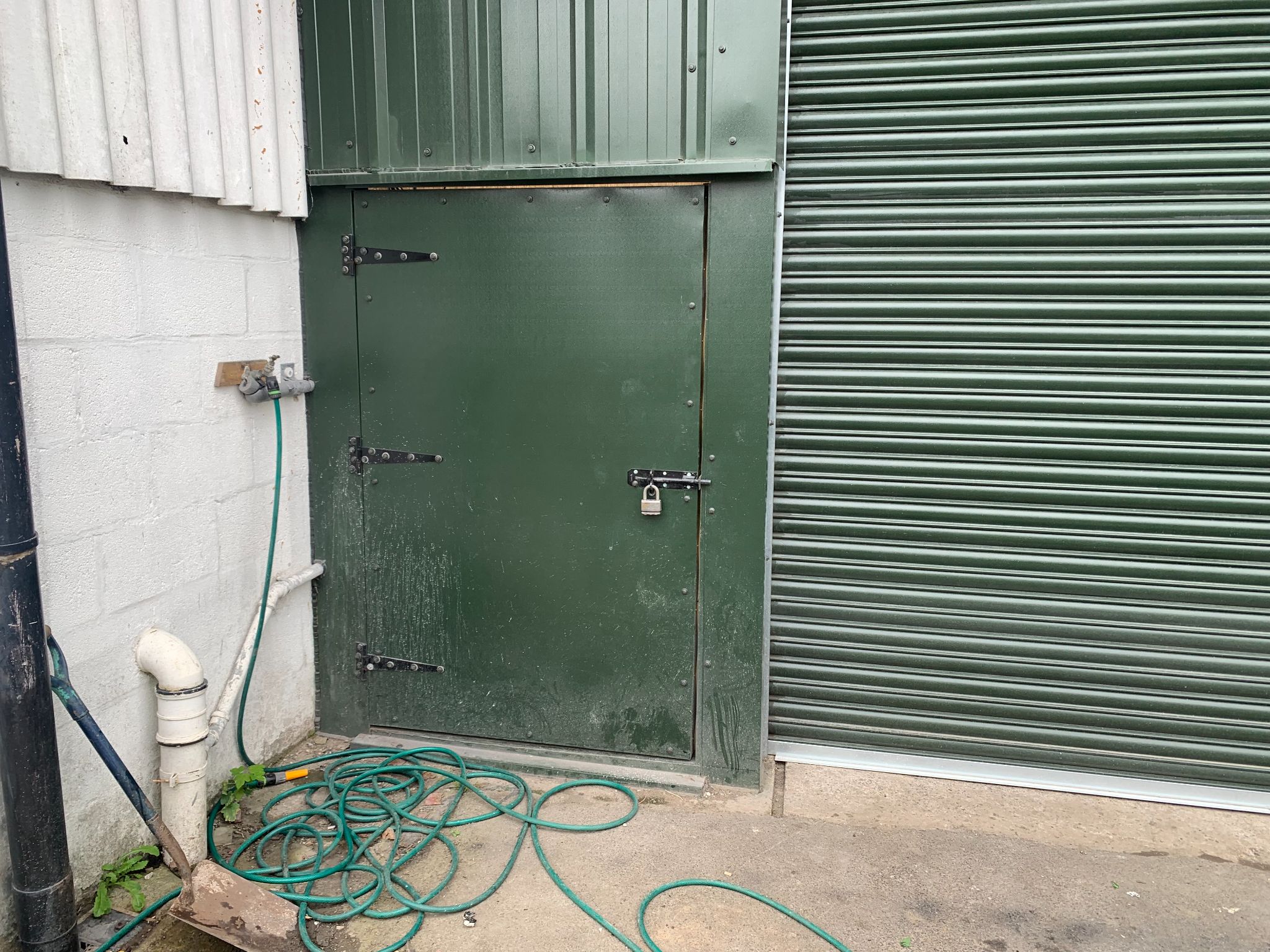 Office For Sale in Stockport - New Shutter Door Unit Entry.