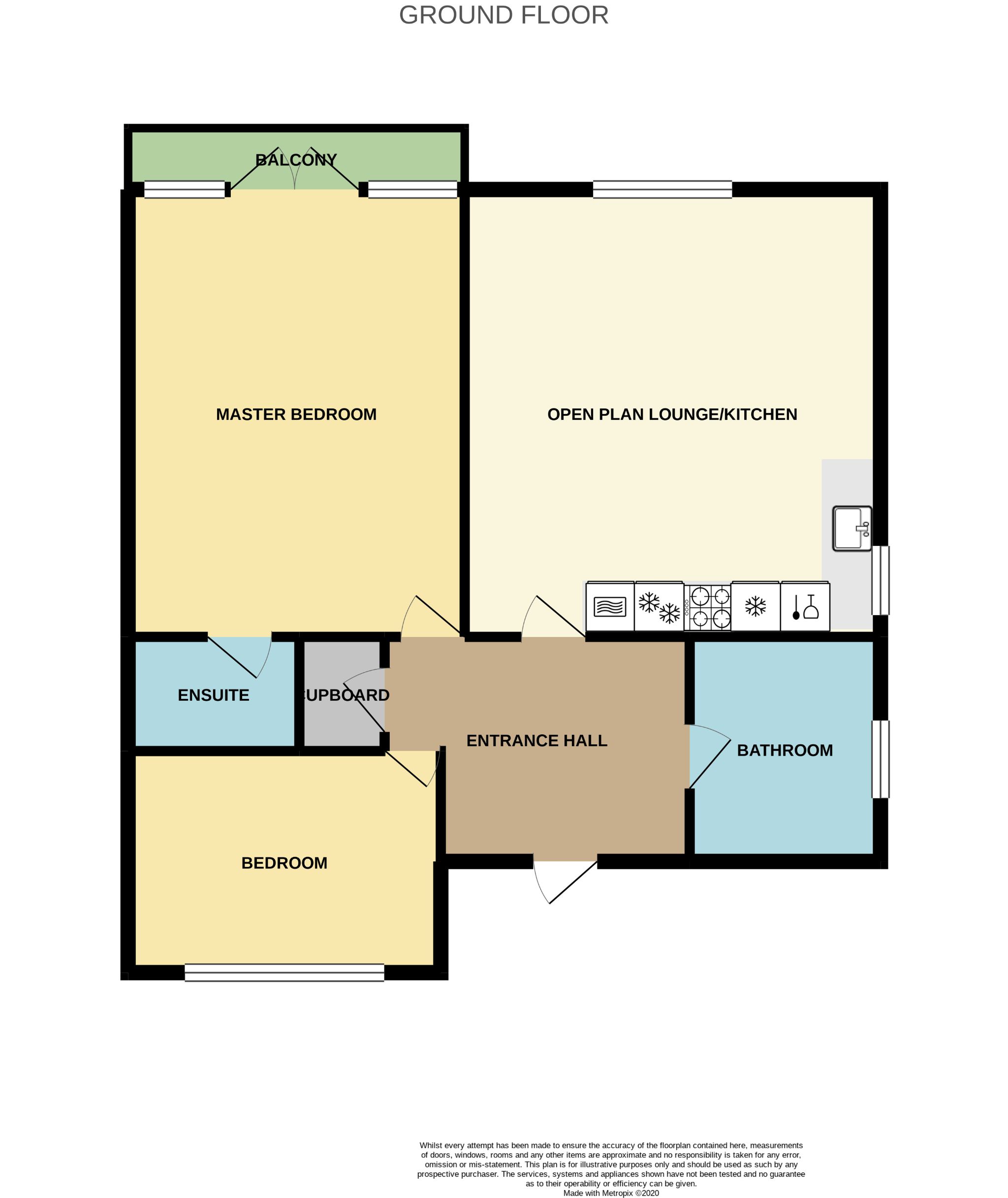 2 bedroom penthouse flat/apartment Under Offer in Manchester - Floorplan 1.