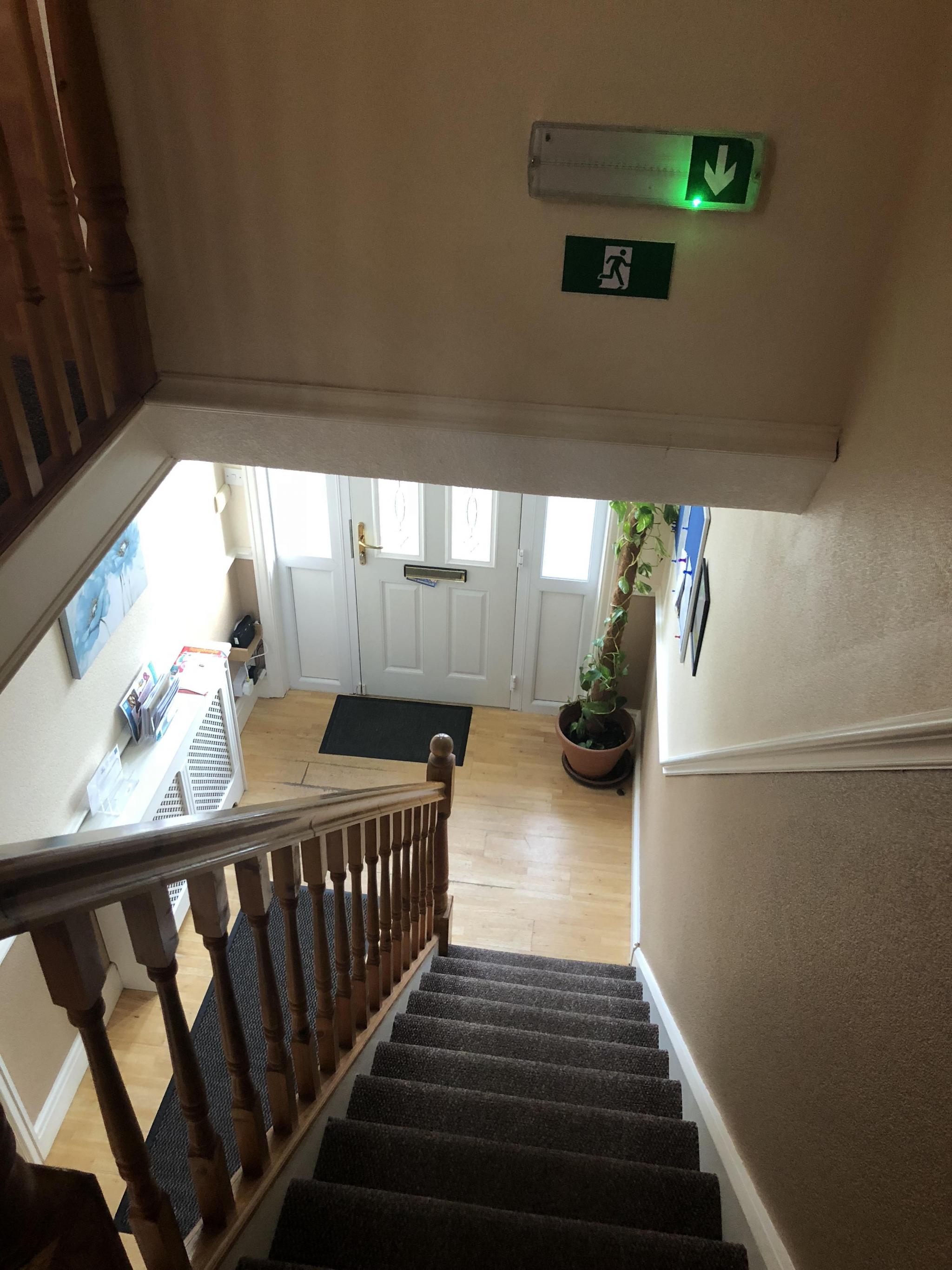 1 bedroom shared house Let in Stockport - Hall including fire safety at HMO Stockport.