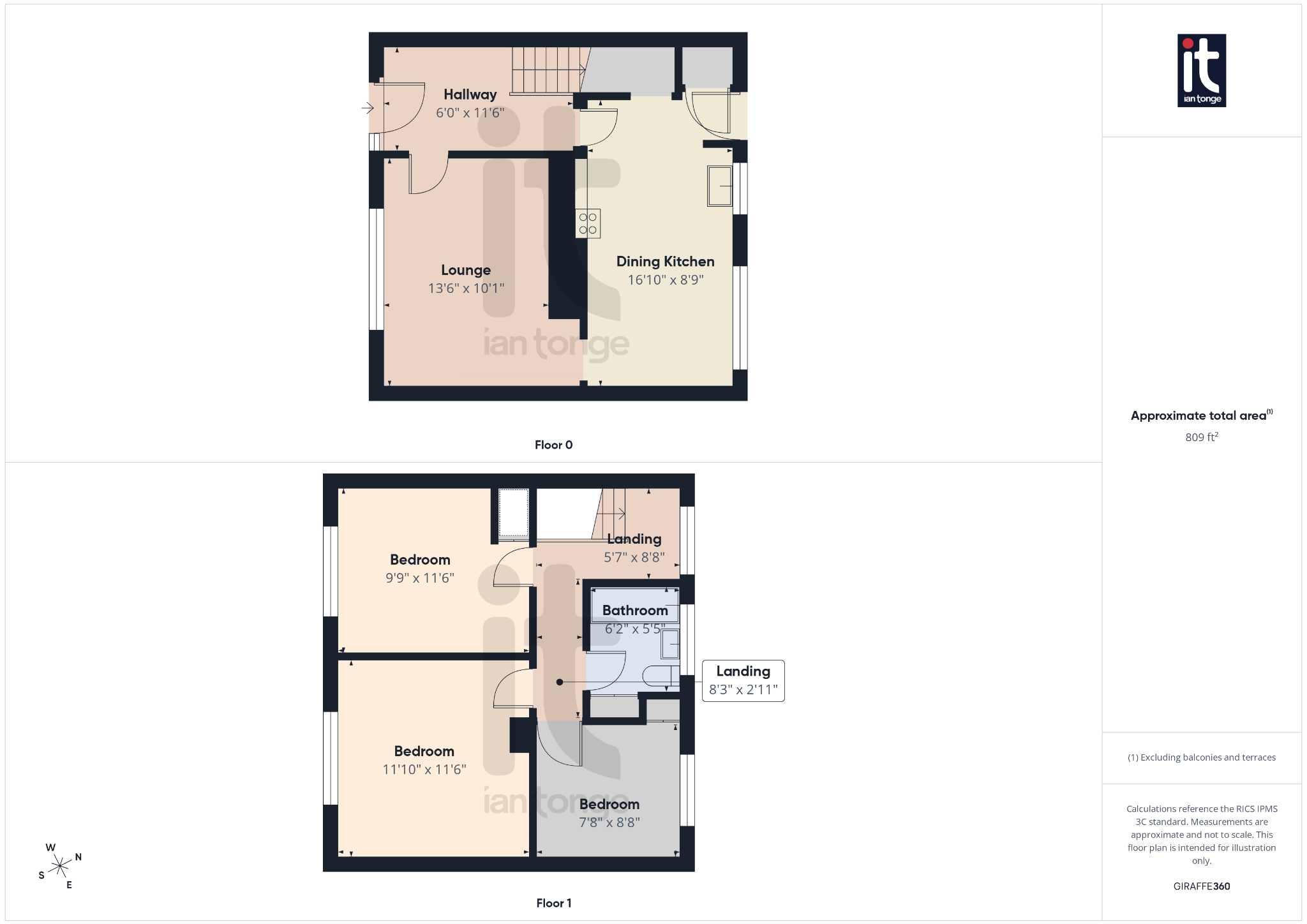 3 bedroom mid terraced house For Sale in Stockport - Floorplan 1.