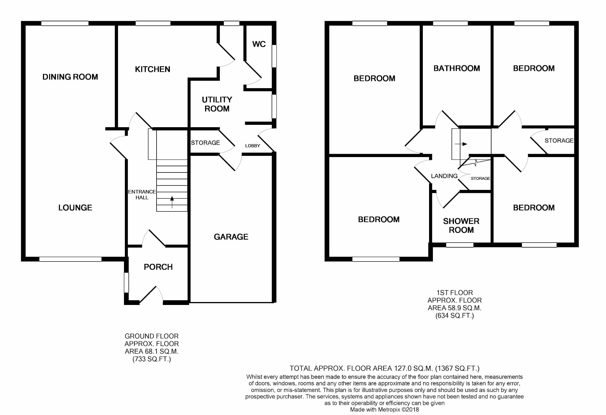 4 bedroom semi-detached house Let in Stockport - Floorplan 1.