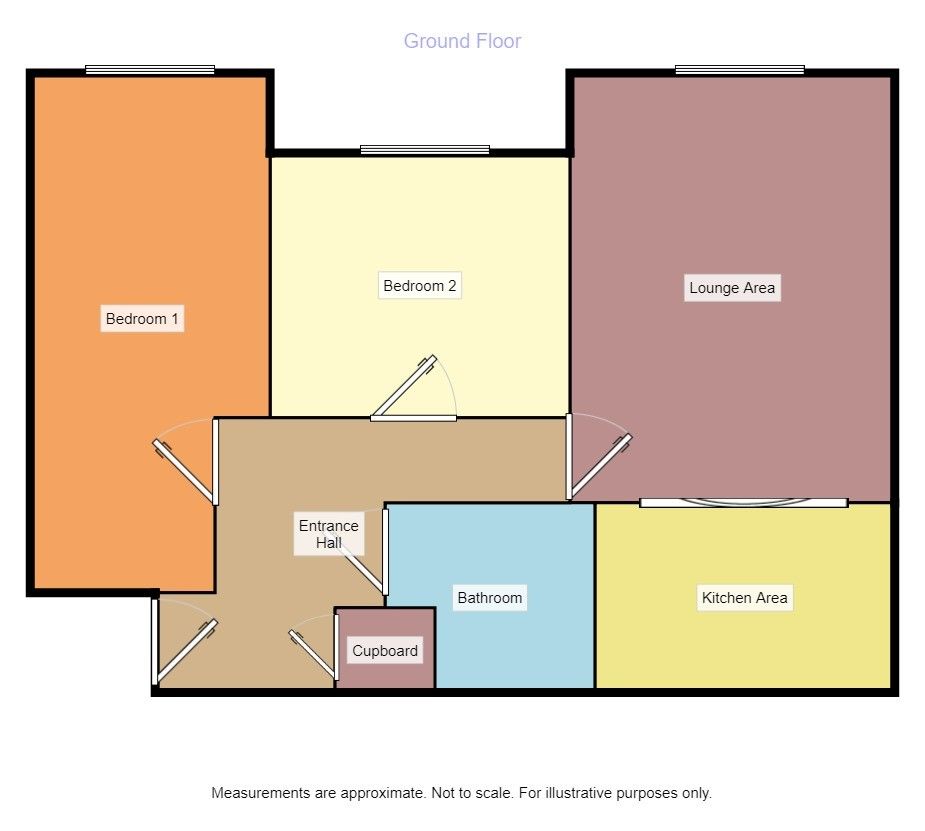 2 bedroom apartment flat/apartment Let in Manchester - Floorplan 1.