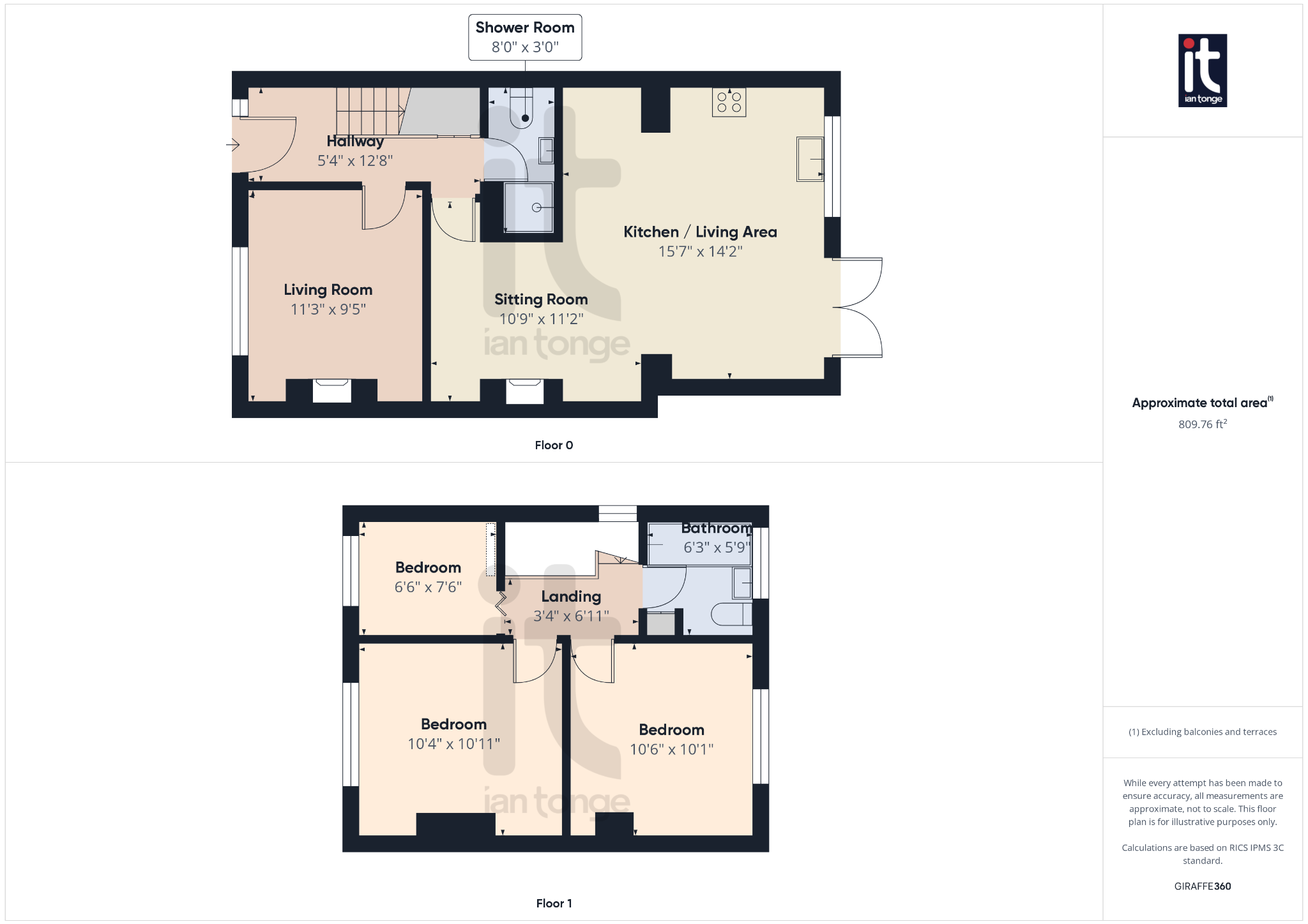 3 bedroom semi-detached house SSTC in Stockport - Floorplan 1.