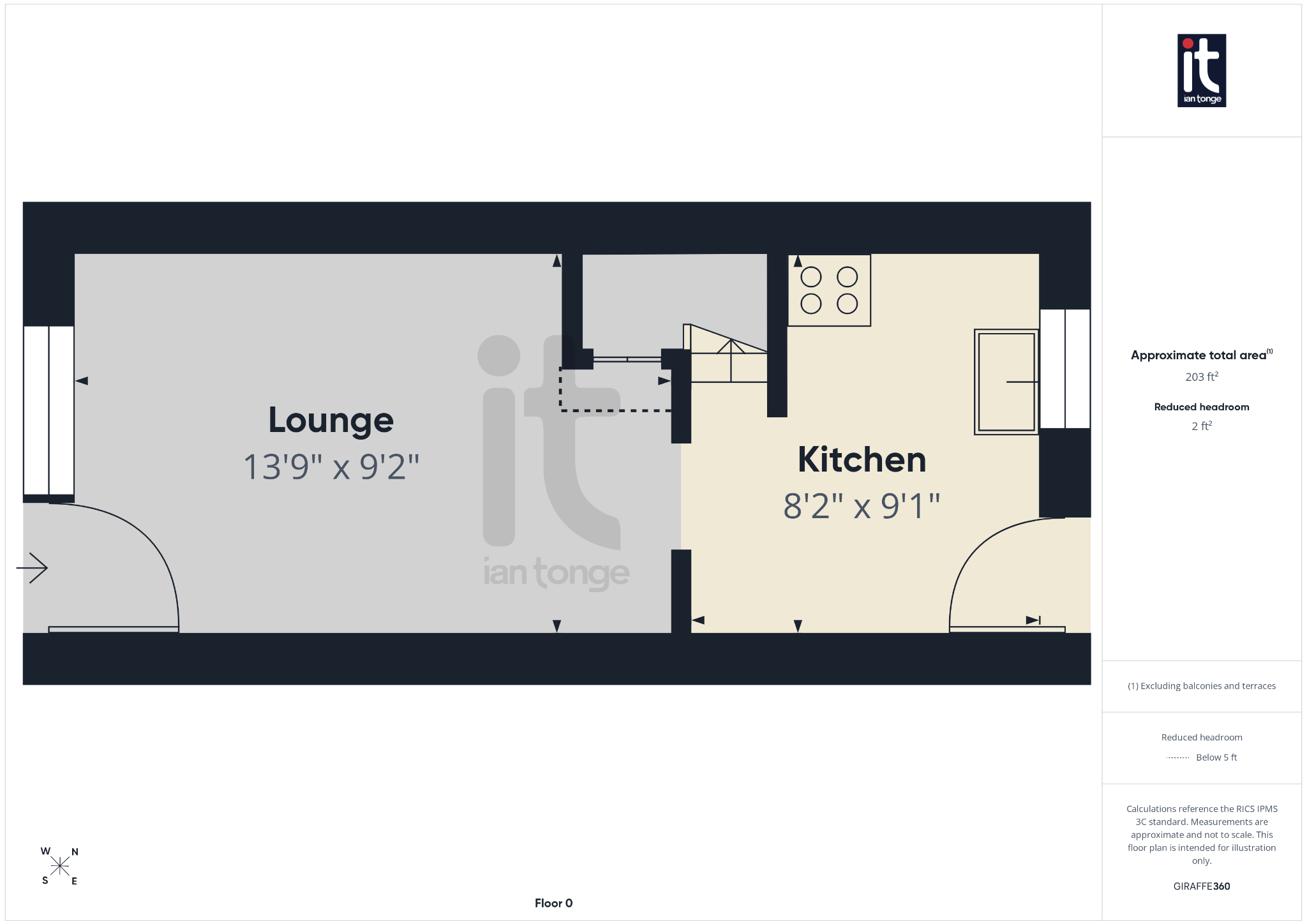 2 bedroom end terraced house For Sale in Stockport - Floorplan 2.
