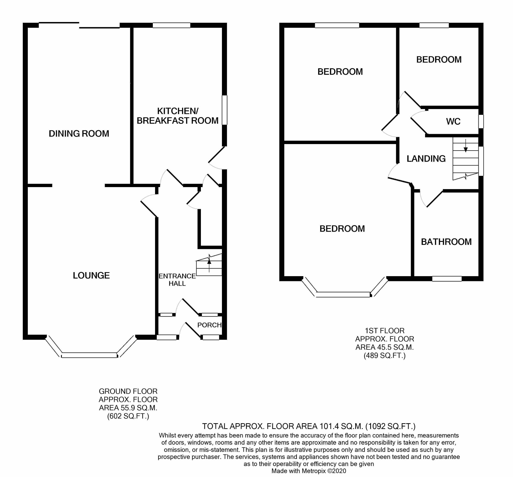 3 bedroom detached house Sold in Stockport - Floorplan 1.