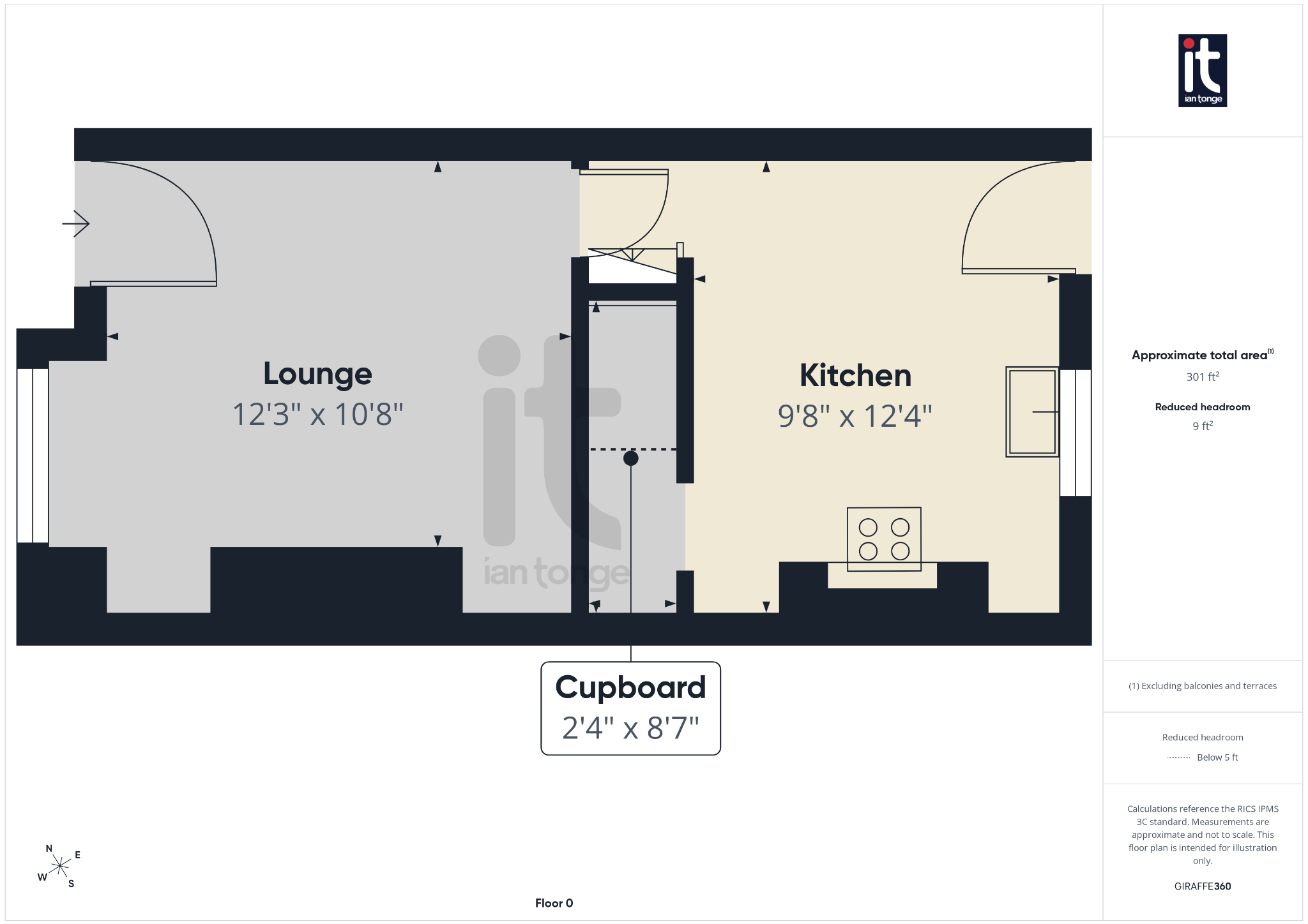 2 bedroom mid terraced house For Sale in Stockport - Floorplan 2.