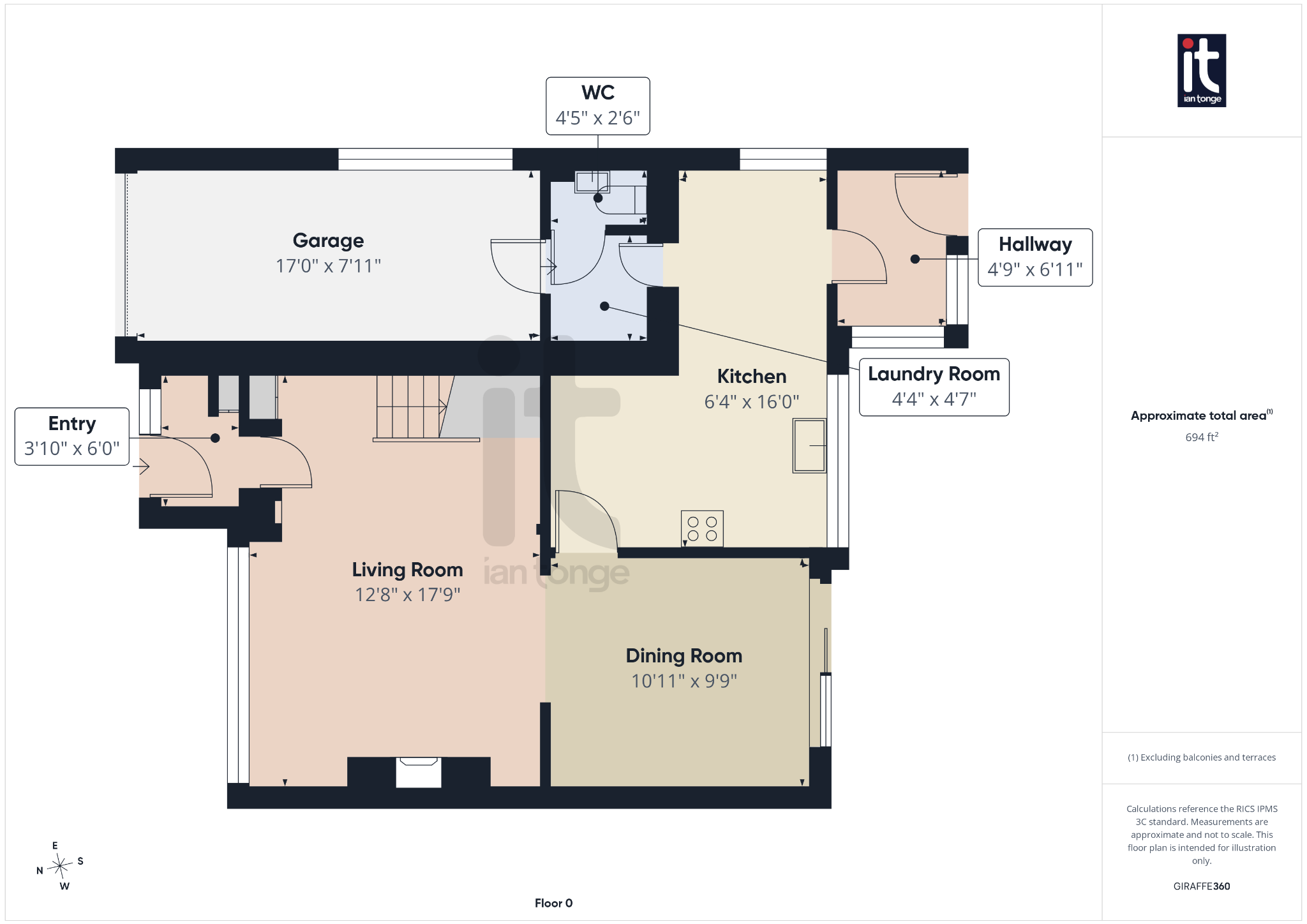3 bedroom semi-detached house For Sale in Stockport - Floorplan 1.