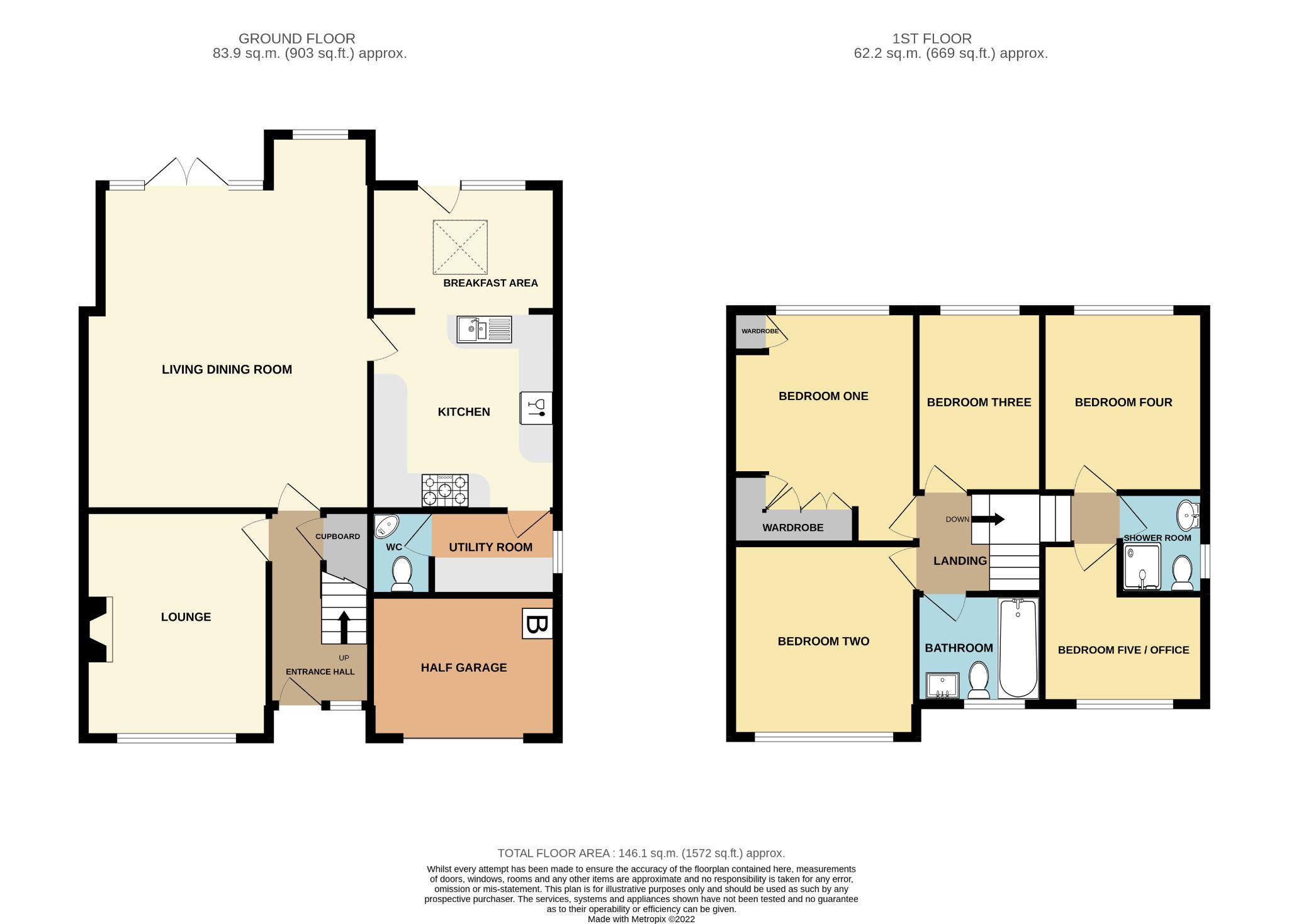 5 bedroom semi-detached house SSTC in Stockport - Floorplan 1.