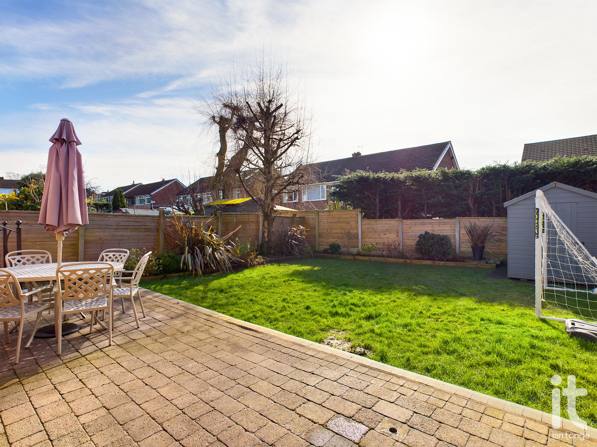 5 bedroom semi-detached house SSTC in Stockport - Rear Garden.