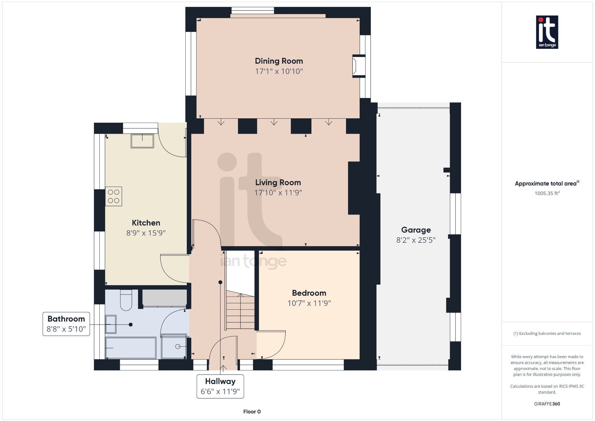 4 bedroom detached bungalow Sold in Stockport - Floorplan 2.
