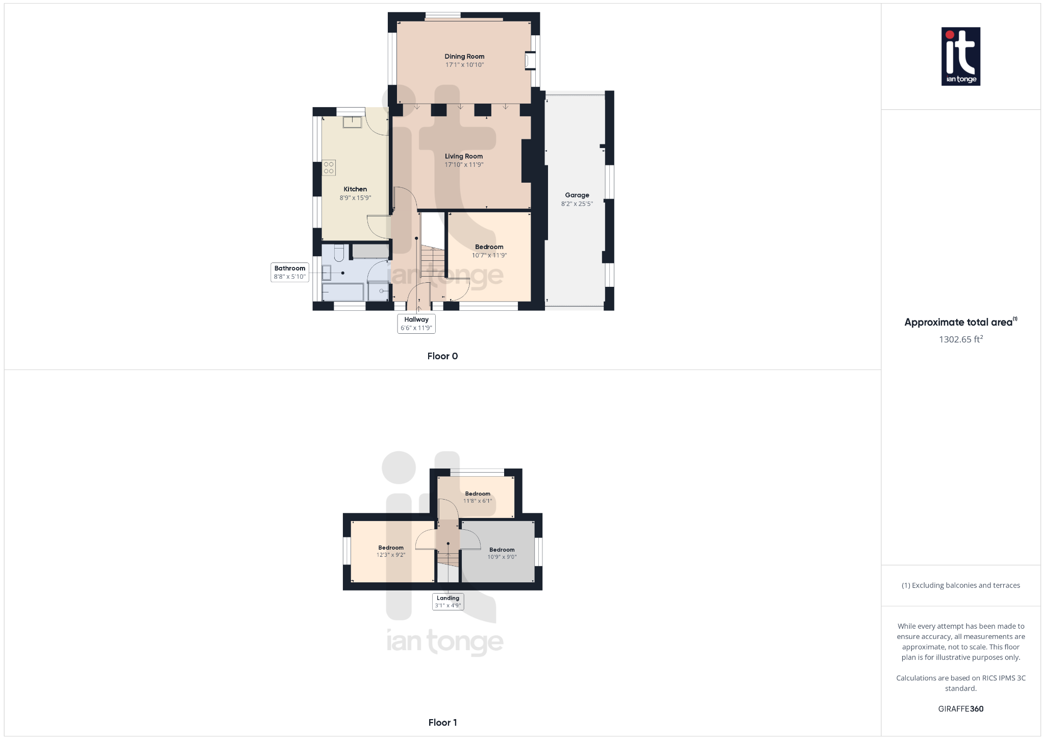 4 bedroom detached bungalow Sold in Stockport - Floorplan 1.