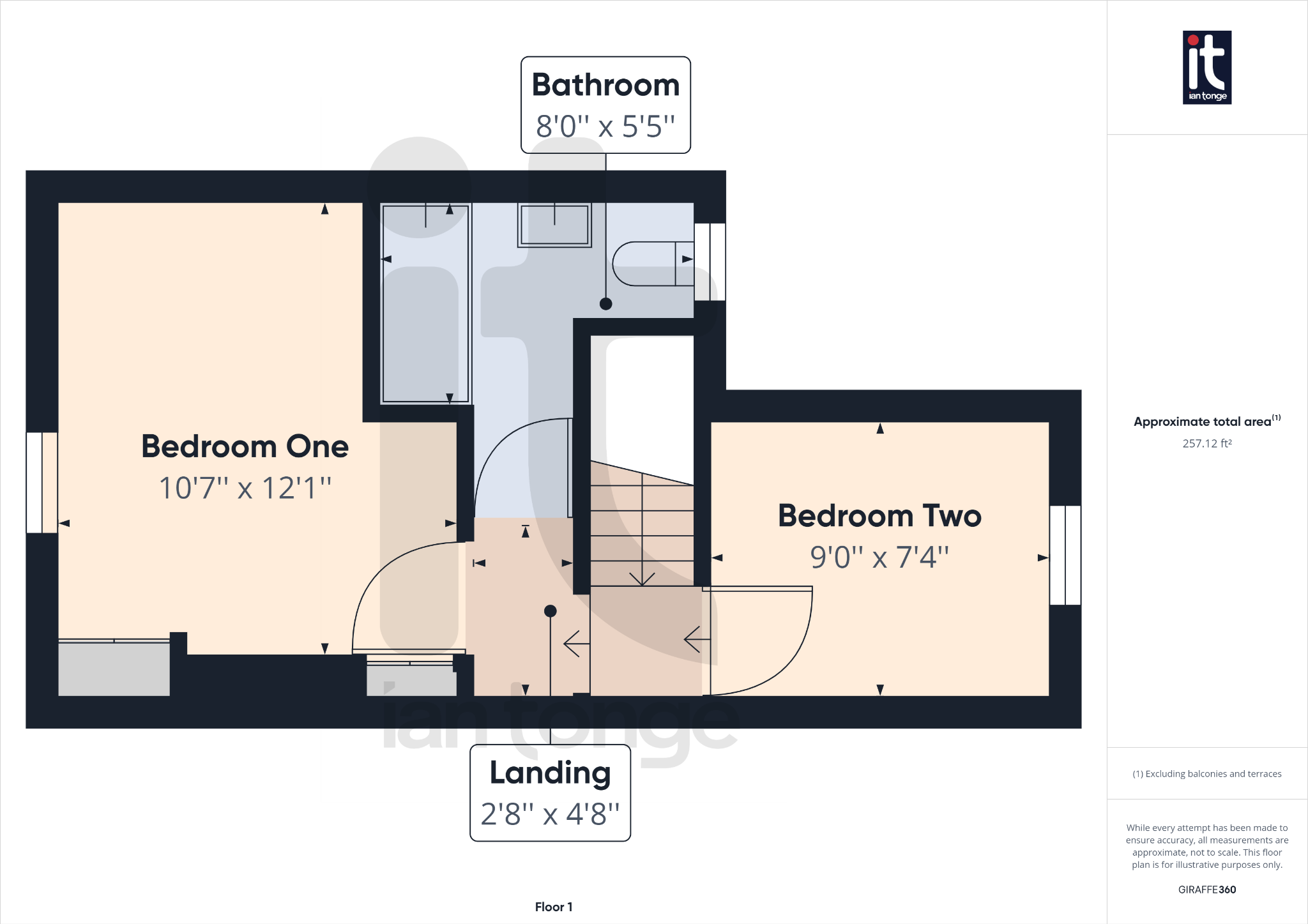 2 bedroom mid terraced house Sold in Sale - Floorplan 2.