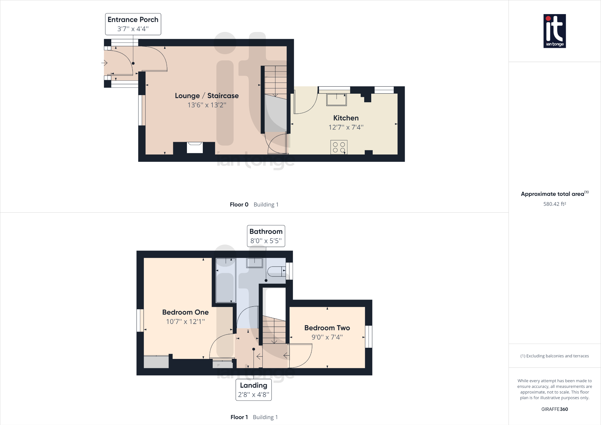 2 bedroom mid terraced house Sold in Sale - Floorplan 3.