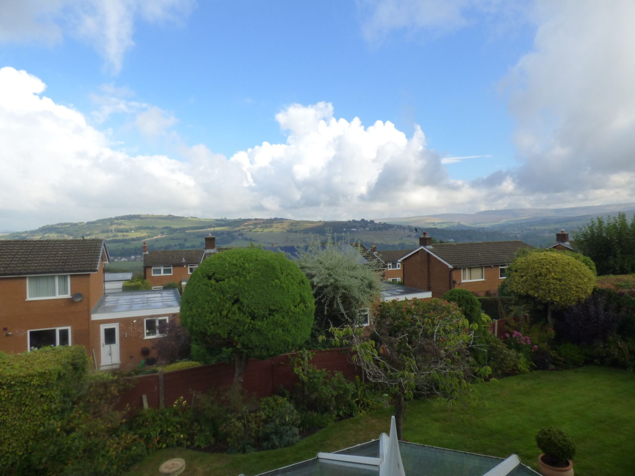 4 bedroom detached house SSTC in Stockport - Rear View from Bedroom Four.