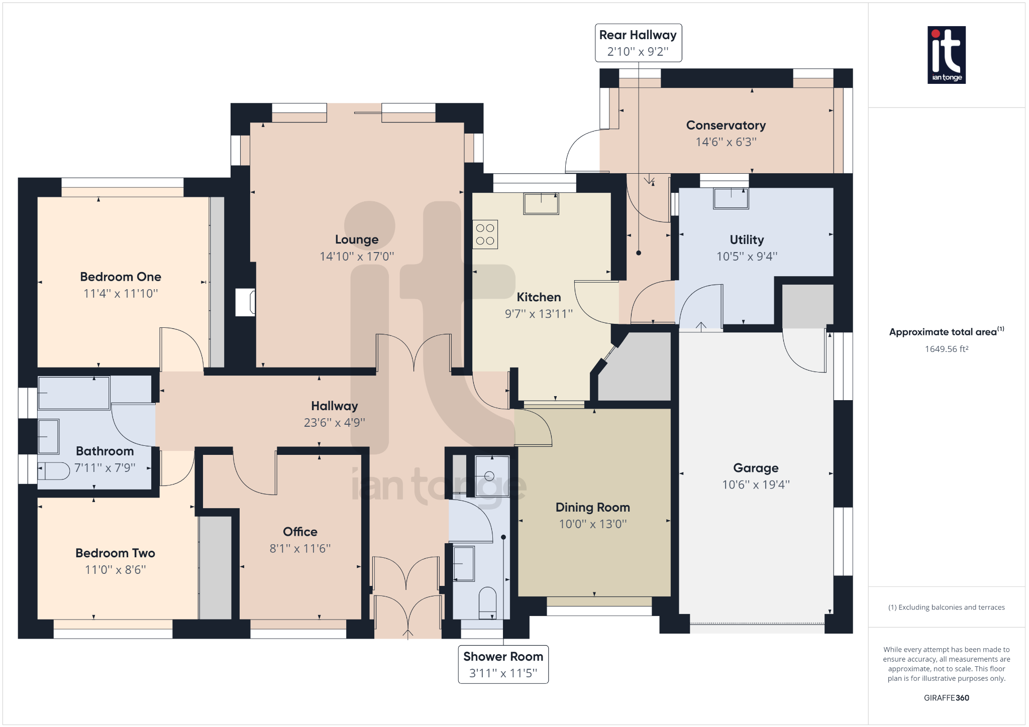 3 bedroom detached bungalow For Sale in Stockport - Floorplan 1.