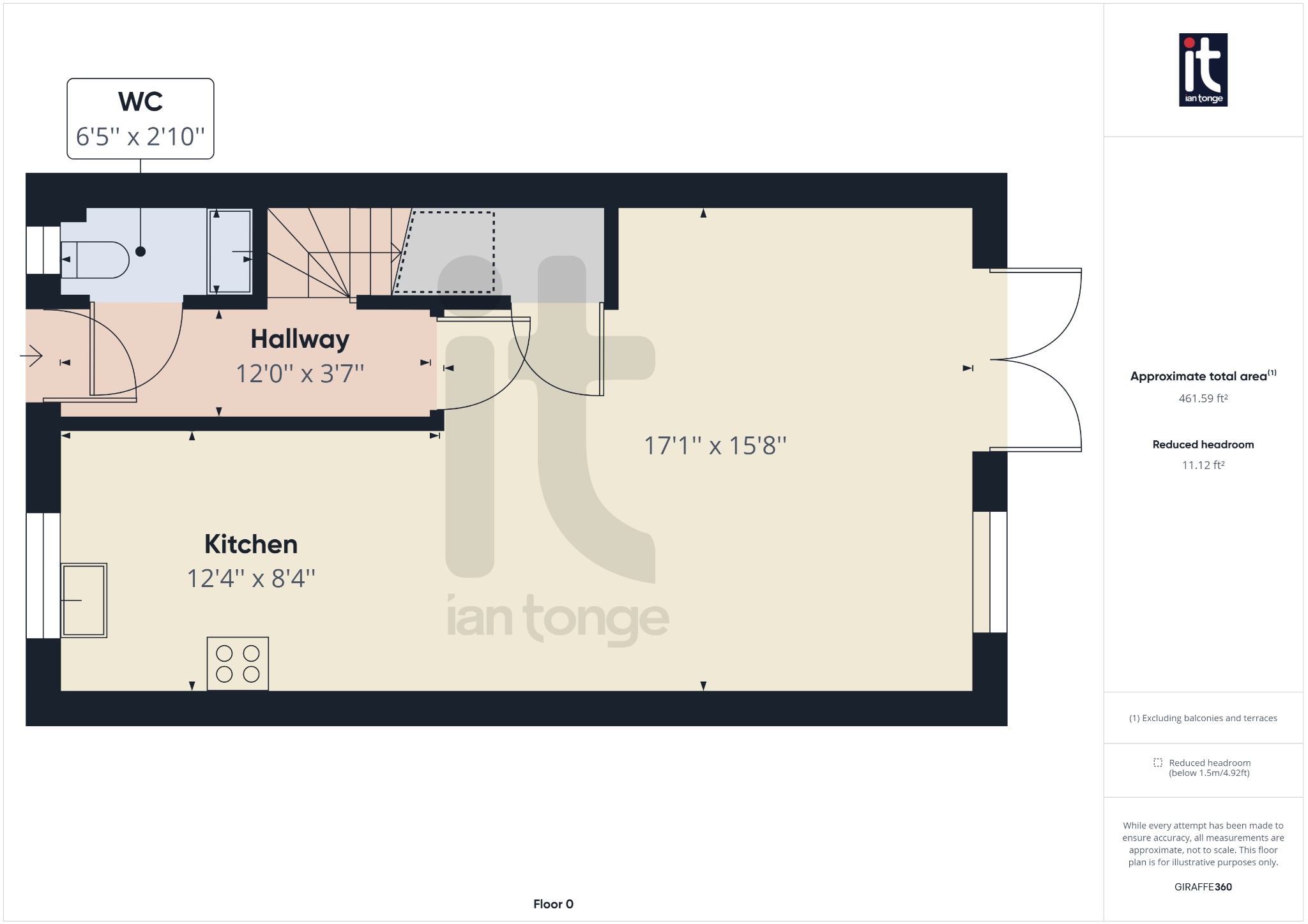 3 bedroom mews house Under Offer in Stockport - Floorplan 1.