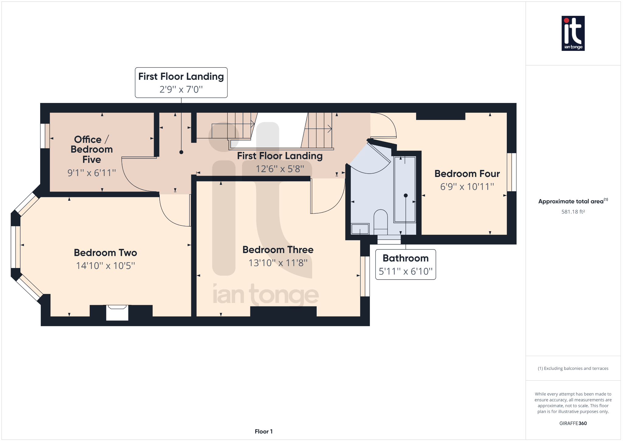 5 bedroom semi-detached house Sold in Stockport - Floorplan 5.