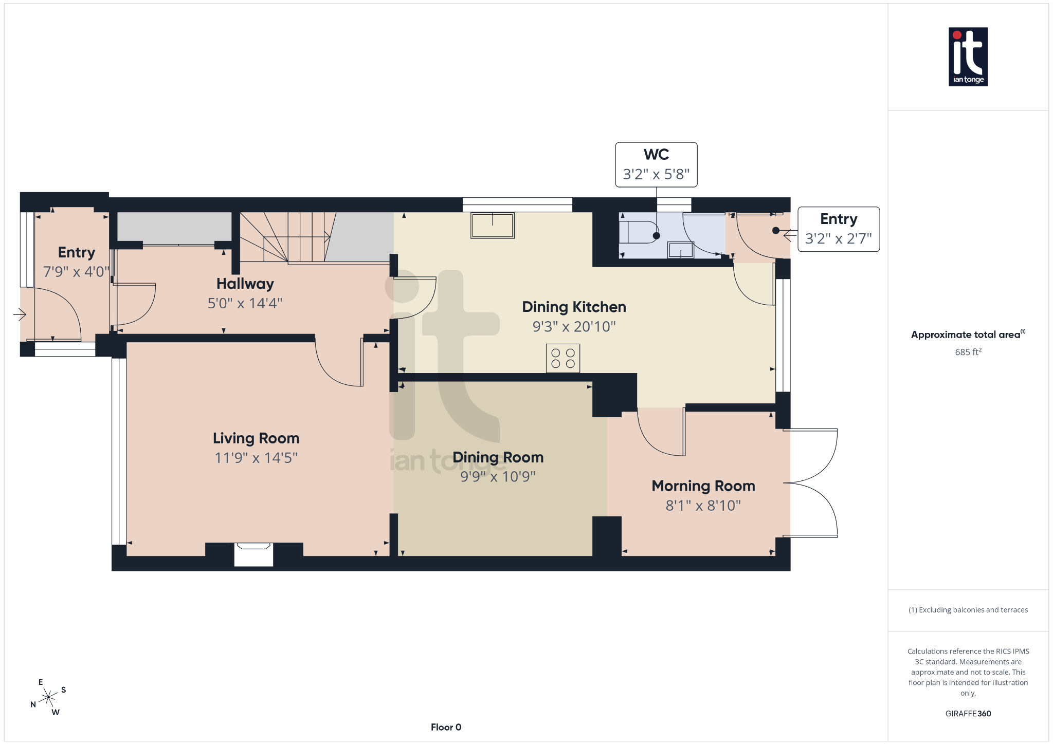 3 bedroom link detached house For Sale in Stockport - Floorplan 3.