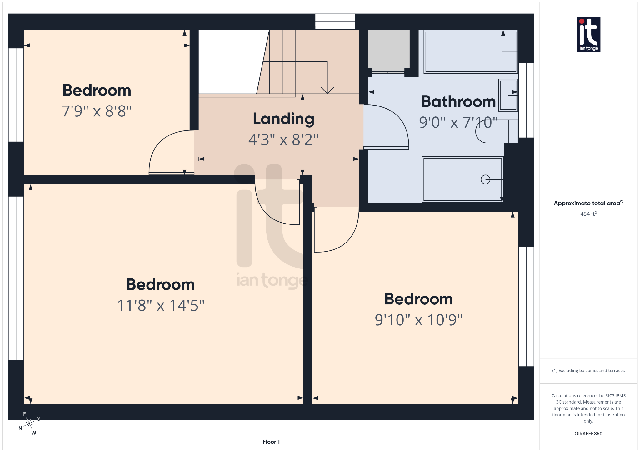 3 bedroom link detached house For Sale in Stockport - Floorplan 2.
