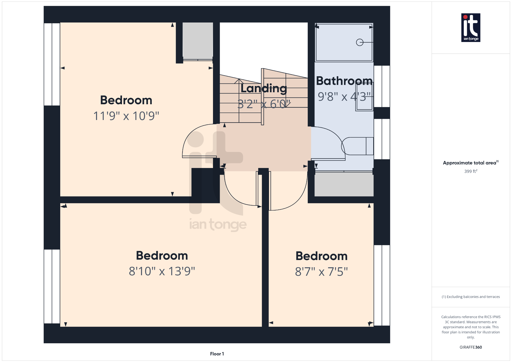 3 bedroom mews house SSTC in Stockport - Floorplan 3.