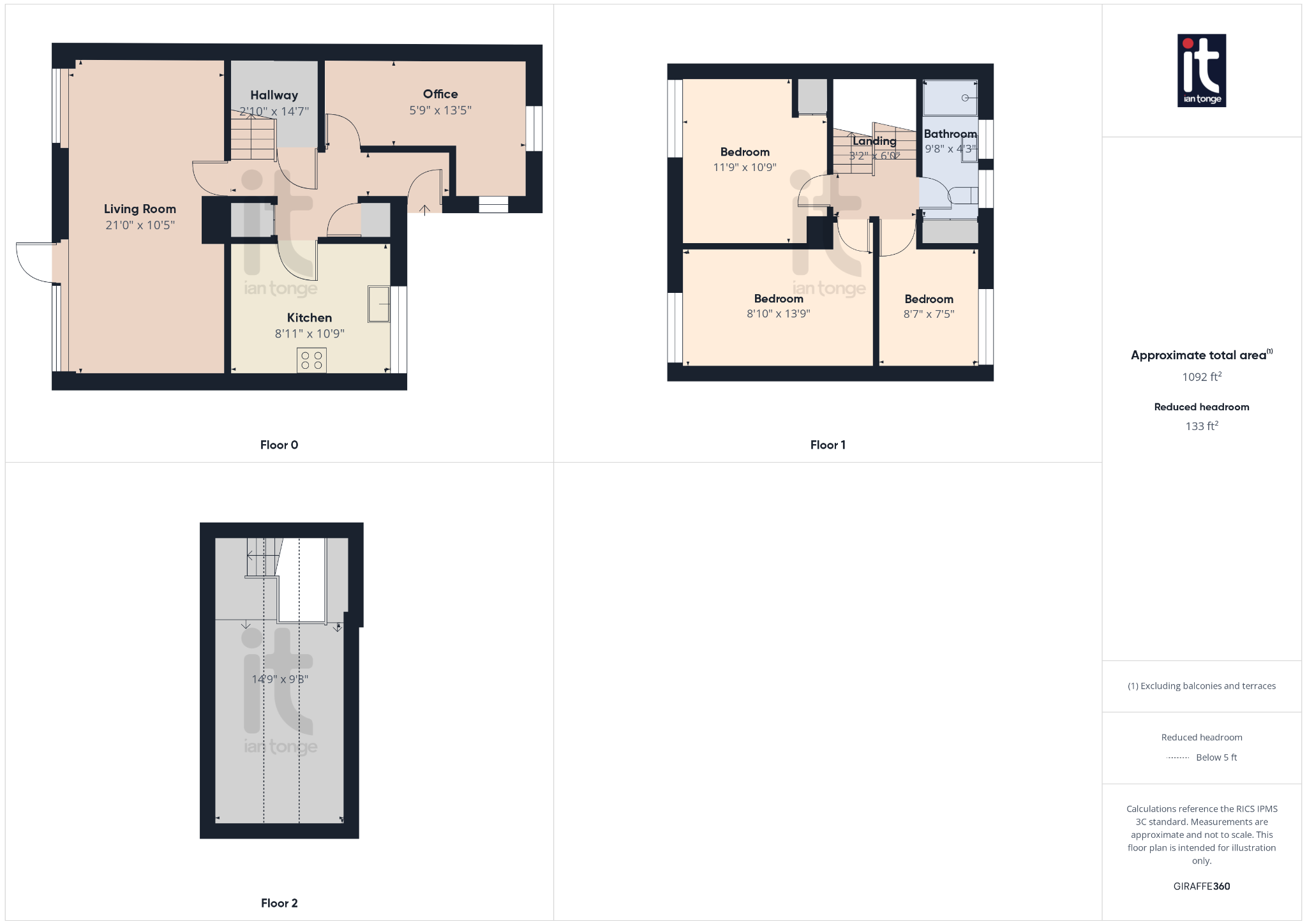 3 bedroom mews house SSTC in Stockport - Floorplan 1.