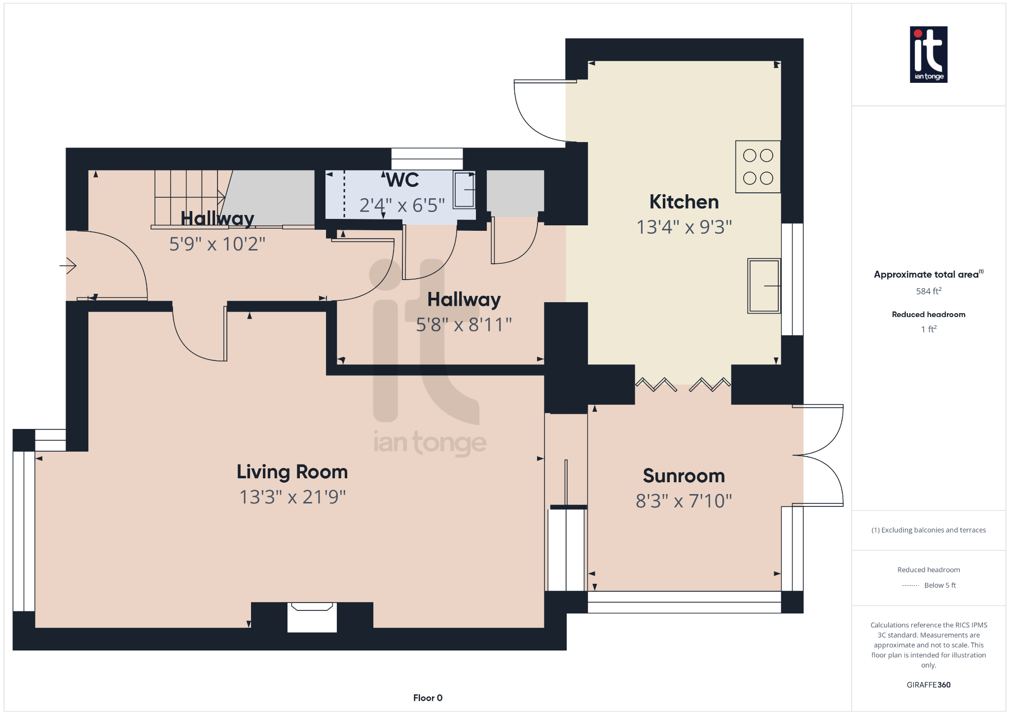3 bedroom semi-detached house Sold in Stockport - Floorplan 1.