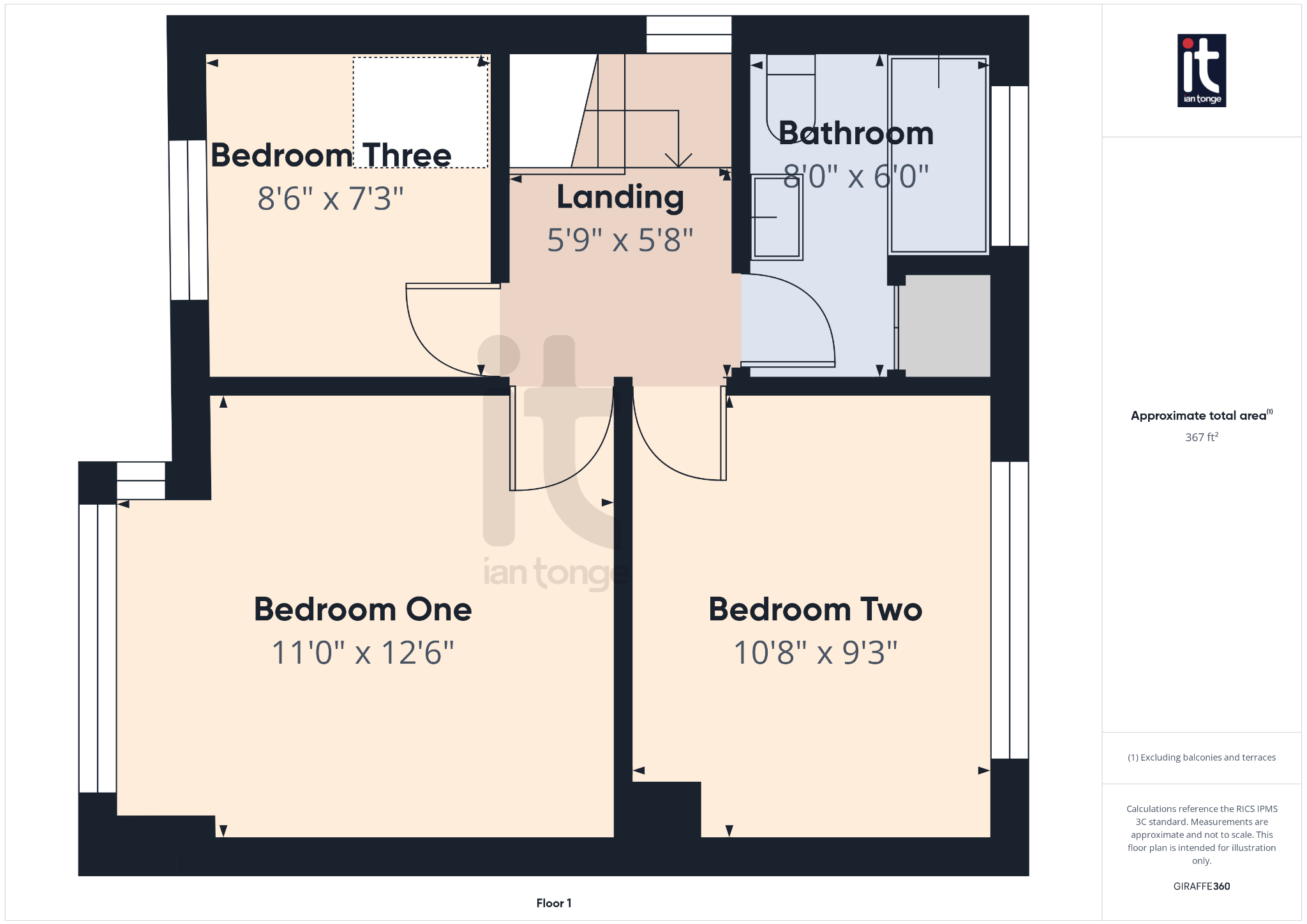 3 bedroom semi-detached house Sold in Stockport - Floorplan 2.