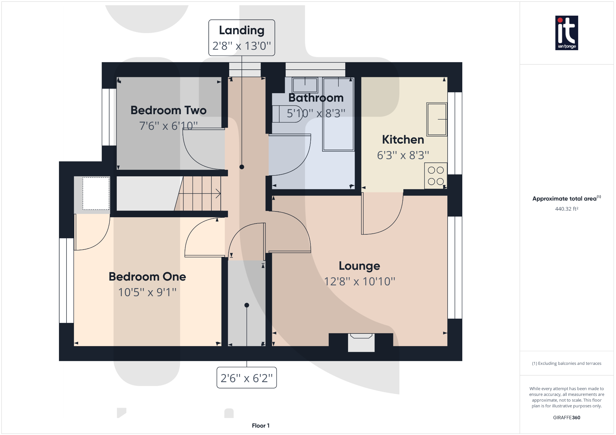 2 bedroom flat flat/apartment Sold in Stockport - Floorplan 2.