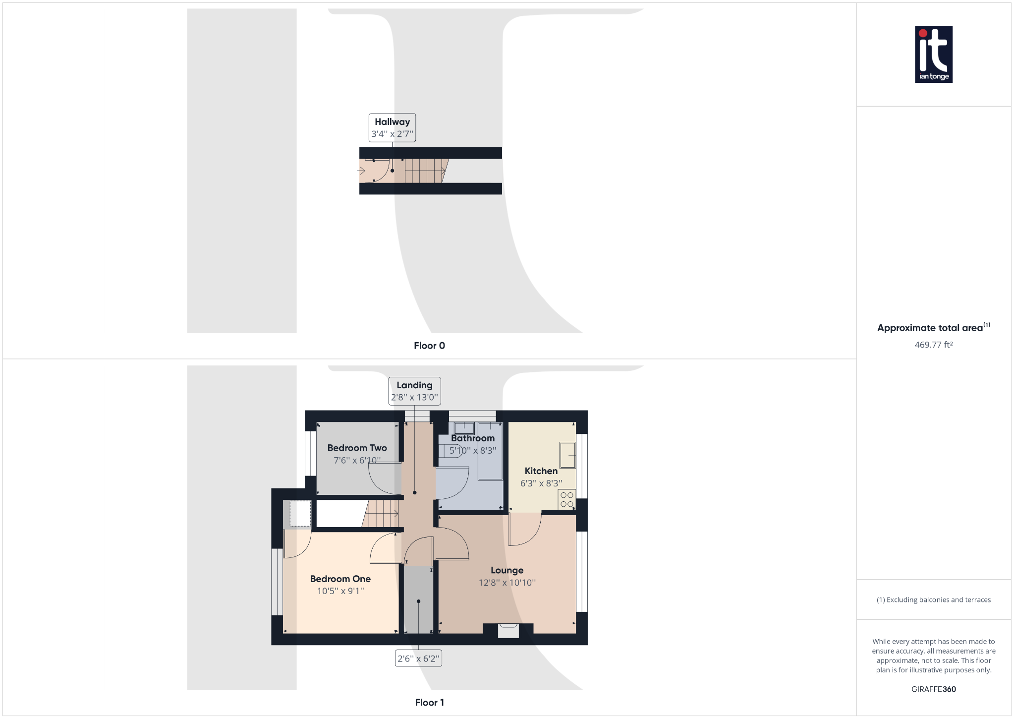 2 bedroom flat flat/apartment Sold in Stockport - Floorplan 3.
