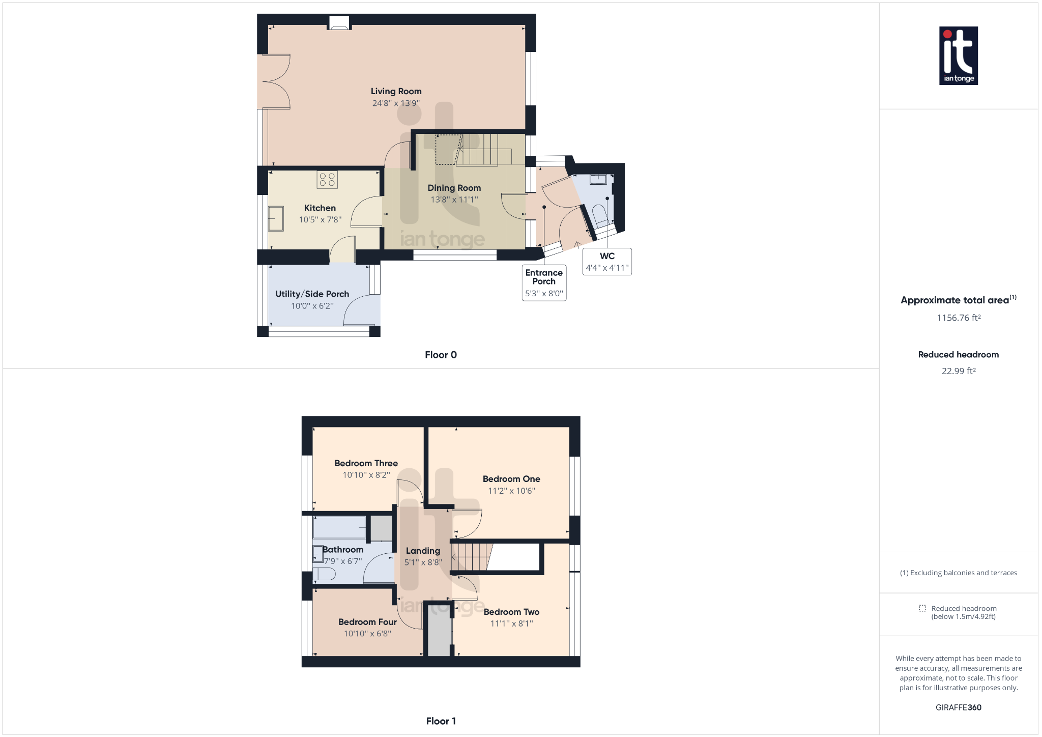 4 bedroom link detached house Sold in Stockport - Floorplan 2.