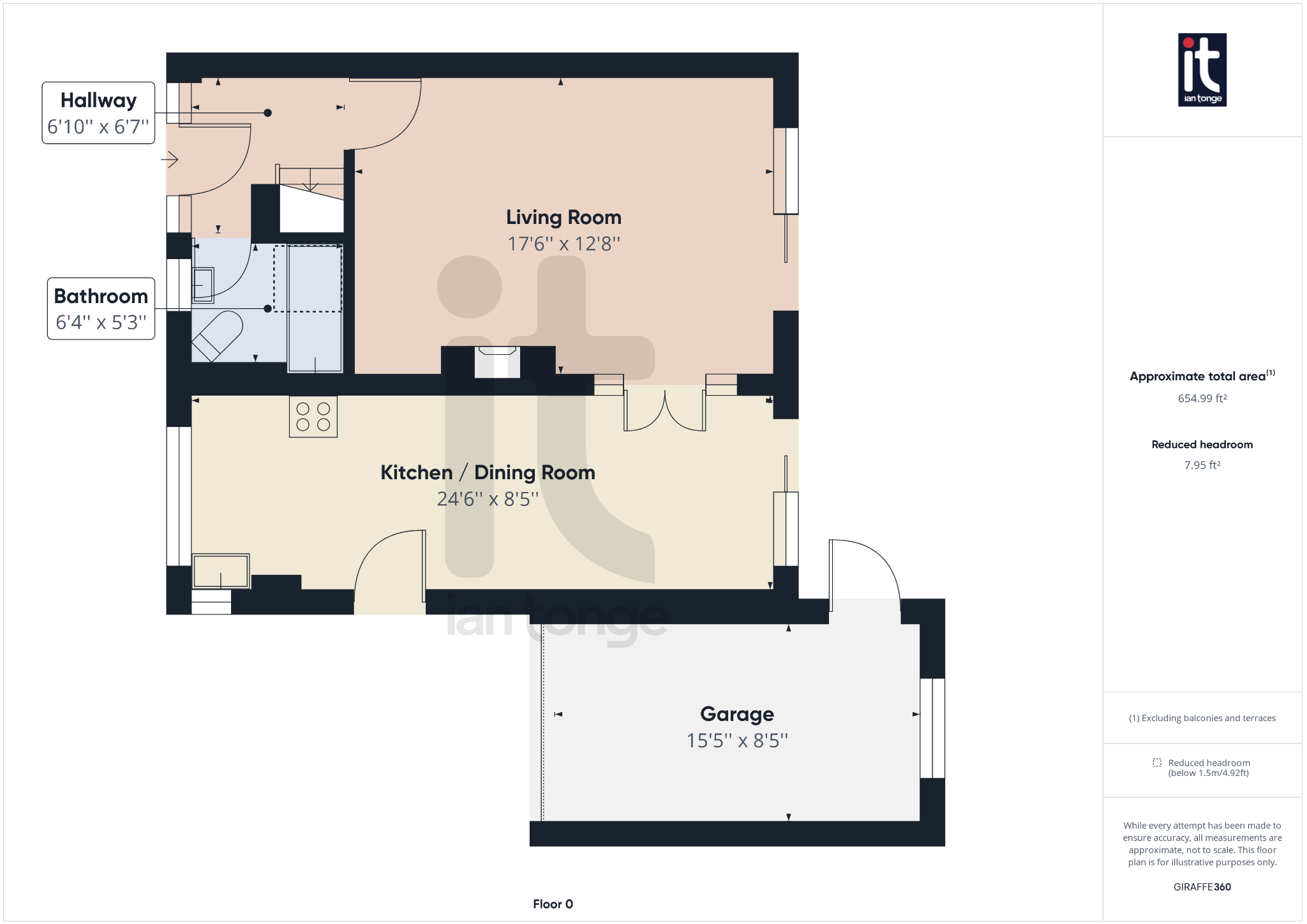 3 bedroom link detached house Sold in Stockport - Floorplan 1.