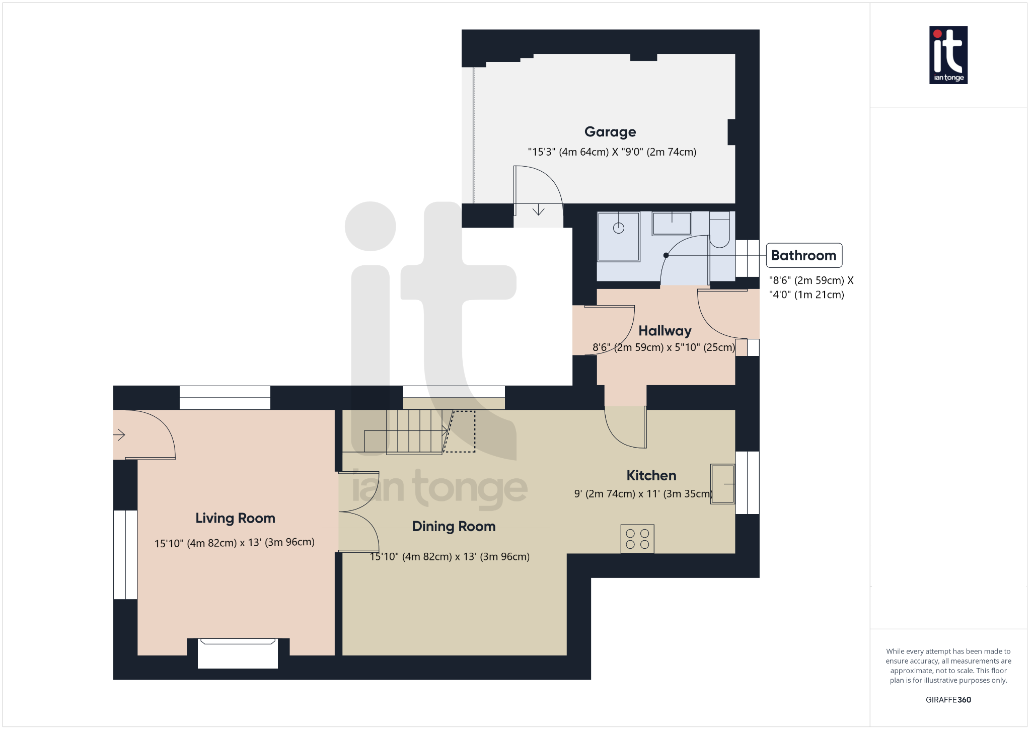 2 bedroom end terraced house SSTC in Stockport - Floorplan 1.