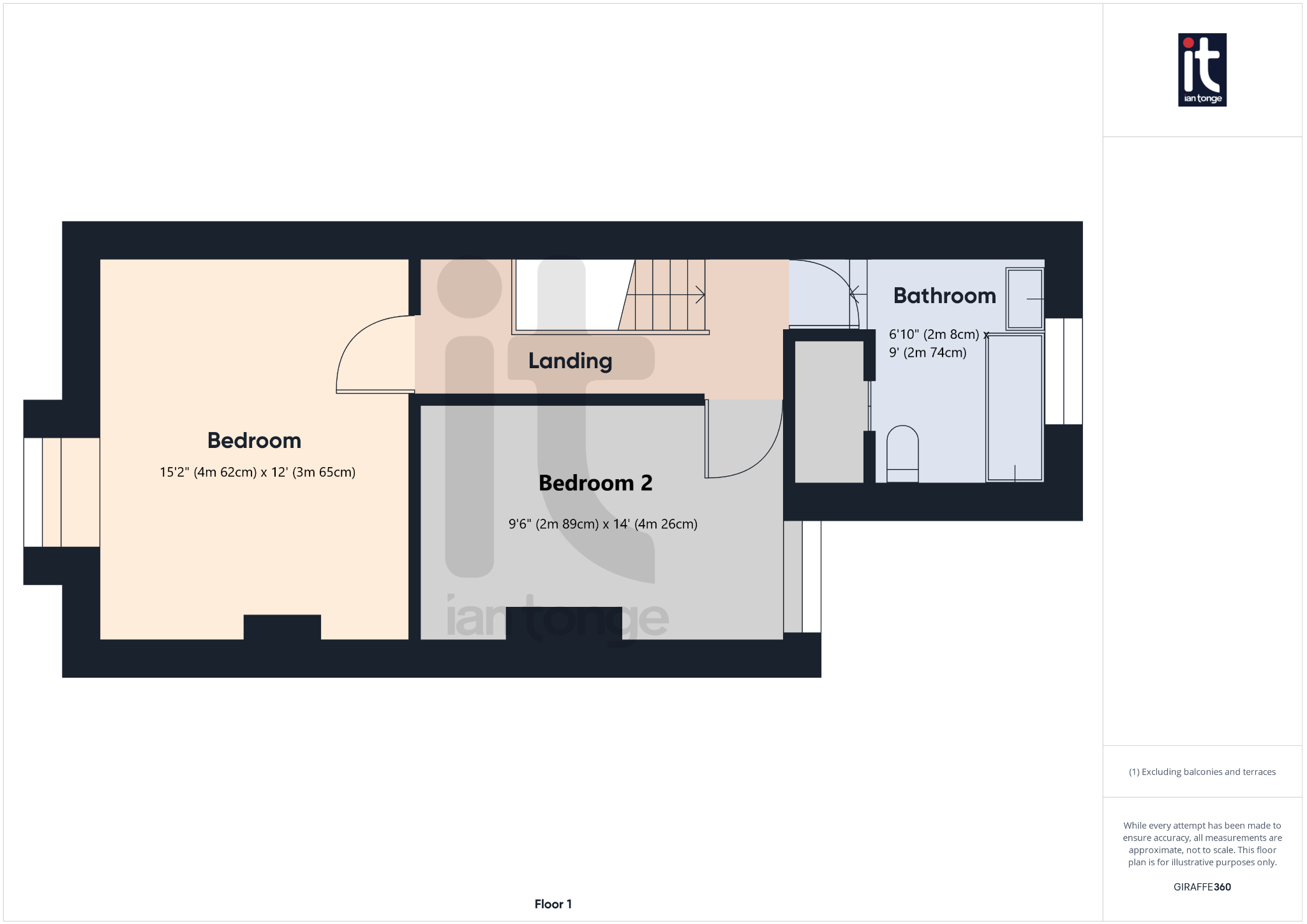 2 bedroom end terraced house SSTC in Stockport - Floorplan 2.