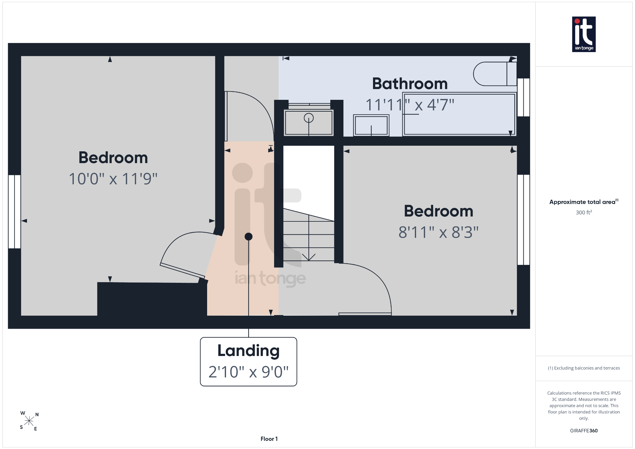 2 bedroom end terraced house For Sale in Stockport - Floorplan 2.