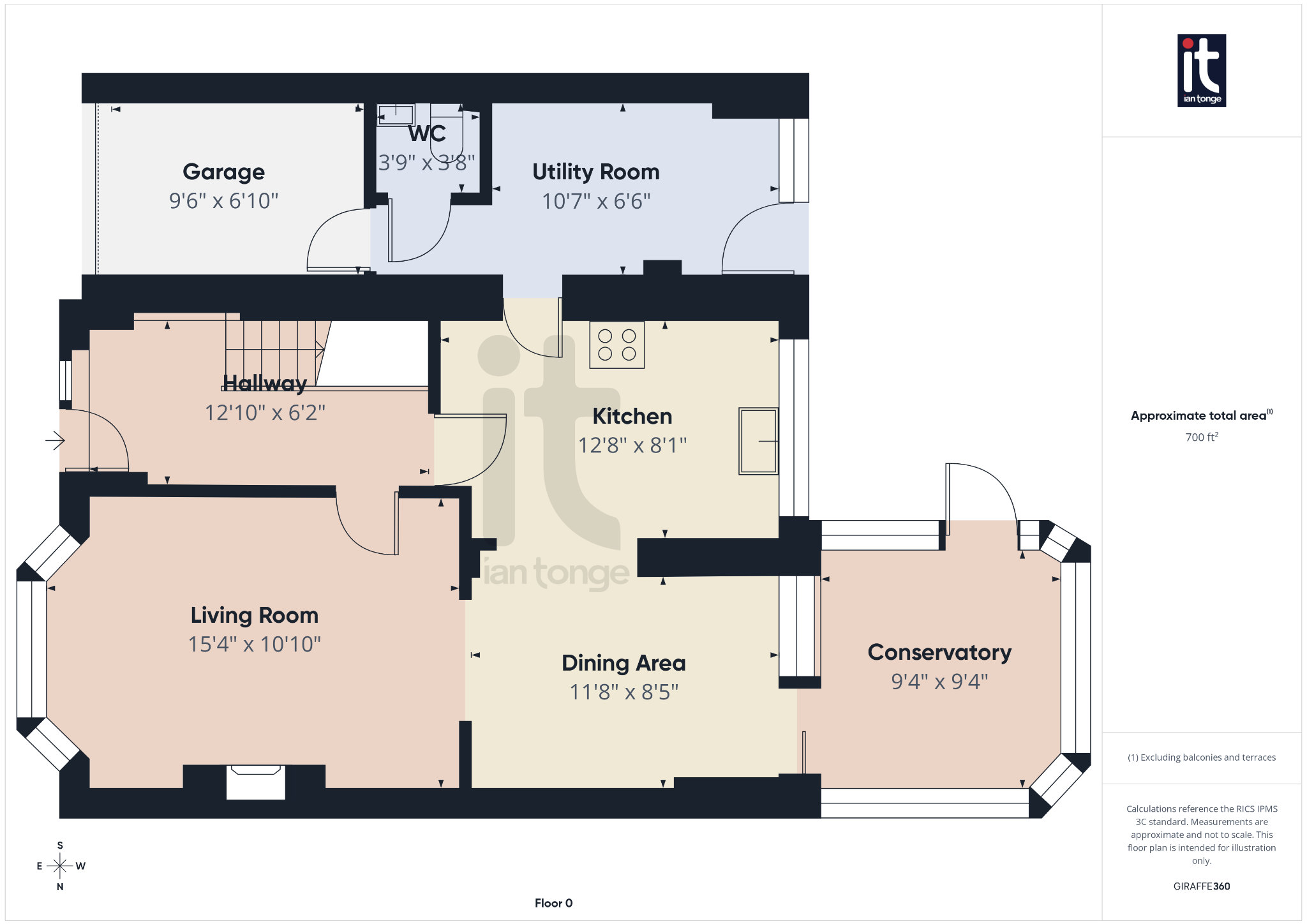 3 bedroom semi-detached house Sold in Stockport - Floorplan 1.