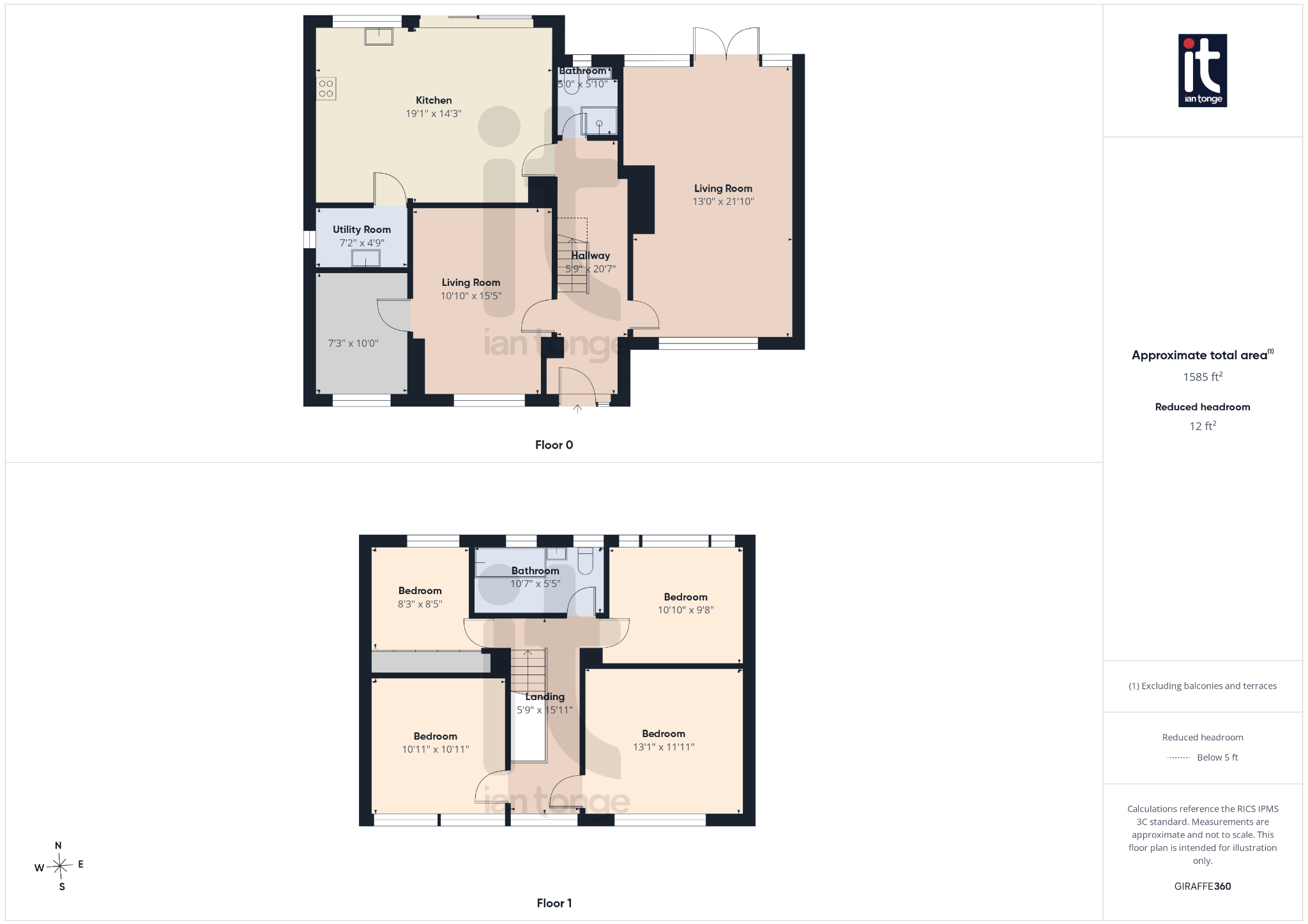 4 bedroom detached house For Sale in Stockport - Floorplan 1.