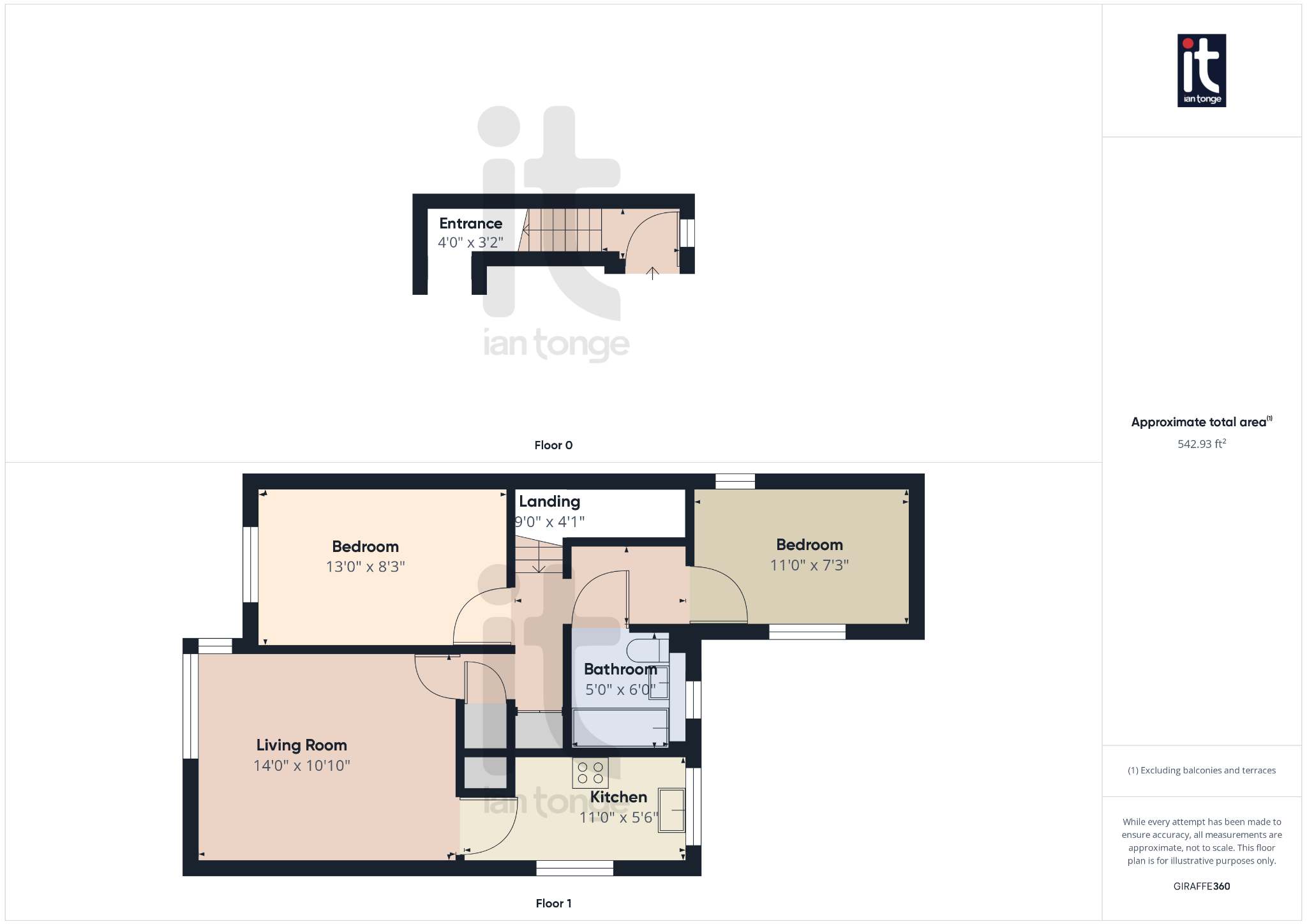 2 bedroom flat flat/apartment Sold in Stockport - Floorplan 1.