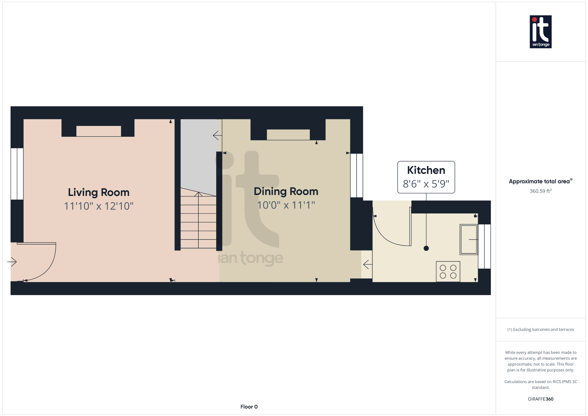 2 bedroom mid terraced house SSTC in Stockport - Floorplan 3.