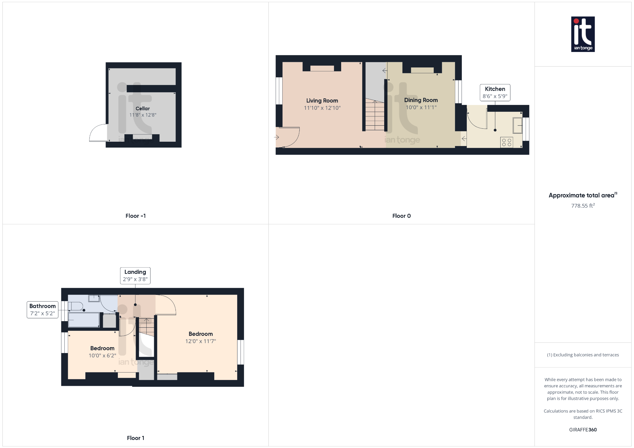 2 bedroom mid terraced house SSTC in Stockport - Floorplan 1.