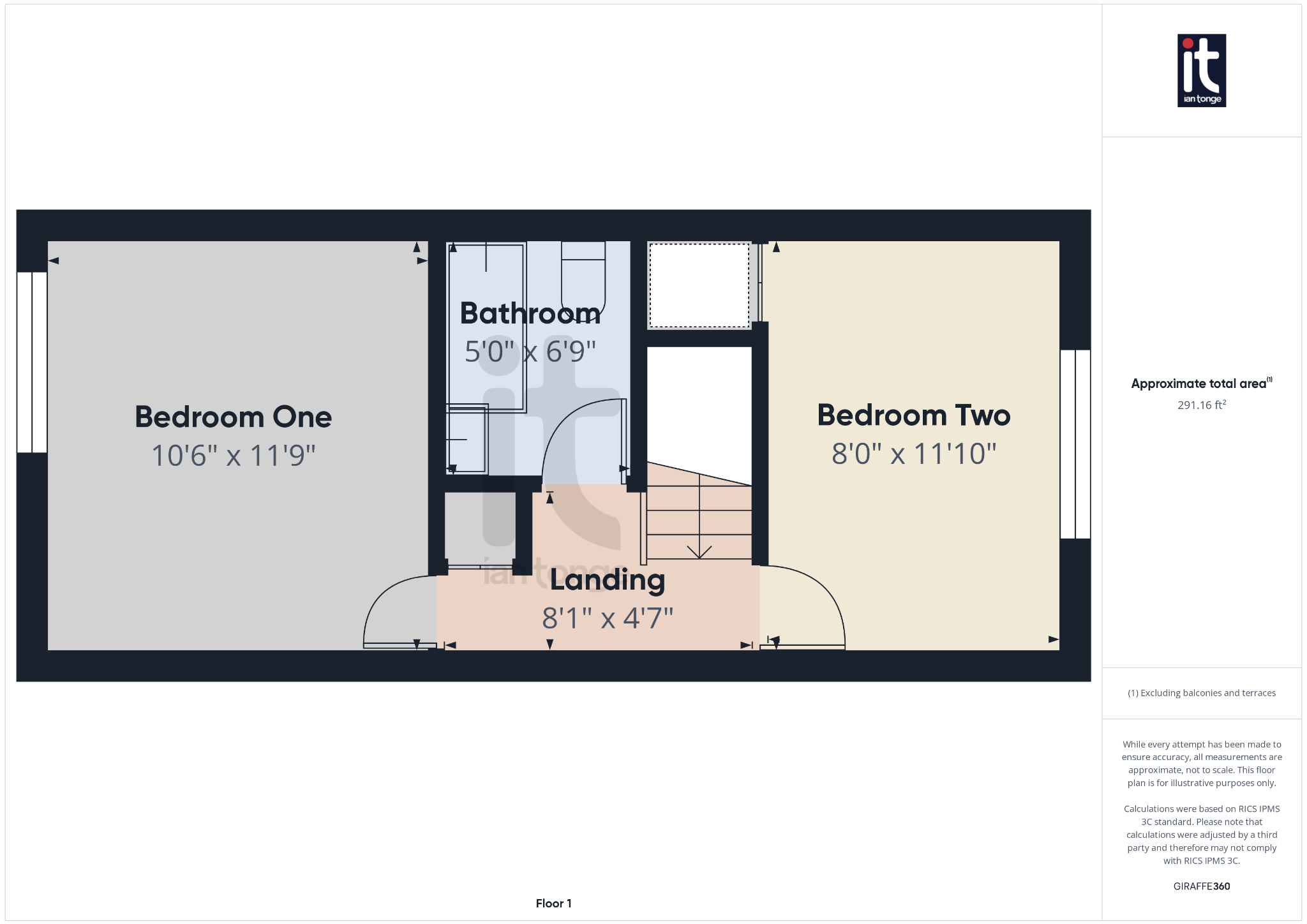 2 bedroom mews house SSTC in Stockport - Floorplan 3.