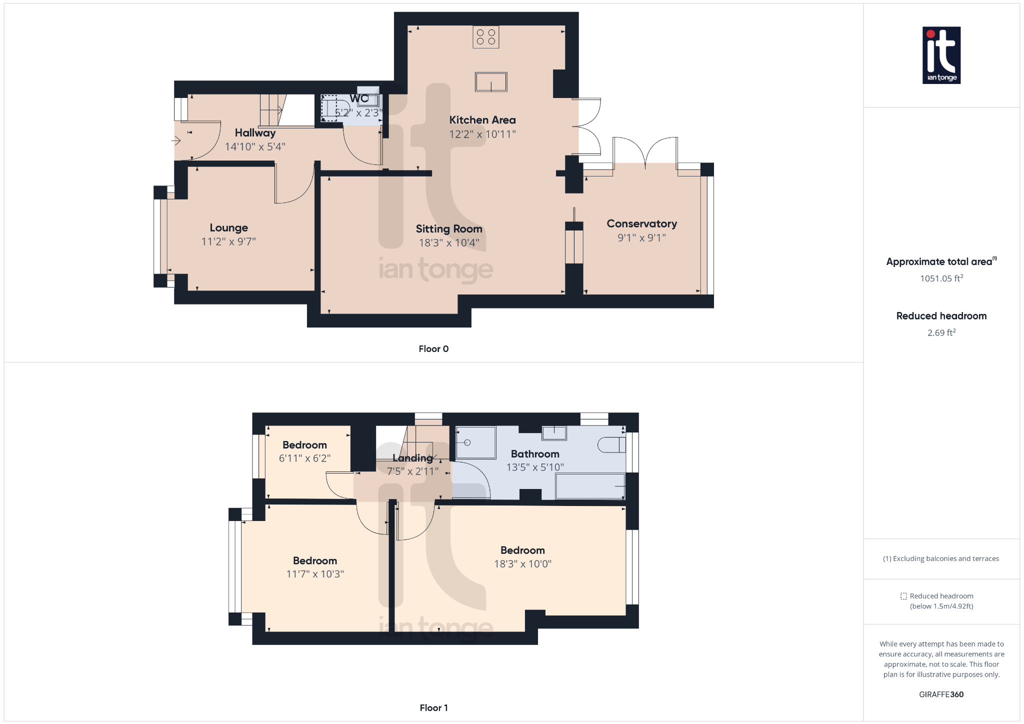 3 bedroom detached house Sold in Stockport - Floorplan 1.