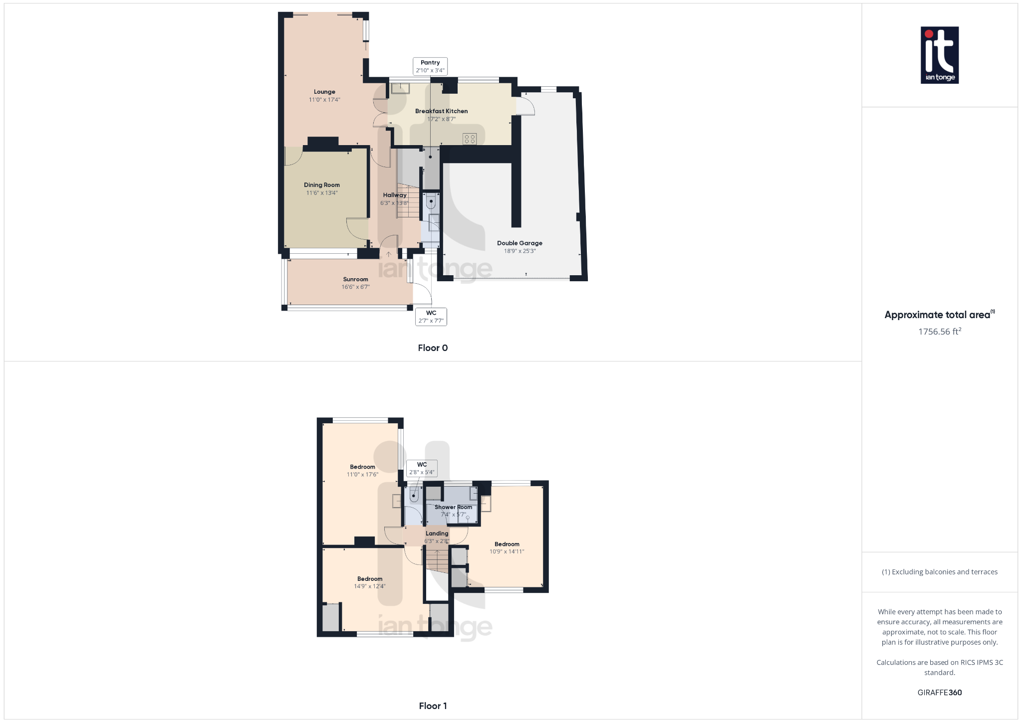 3 bedroom detached house For Sale in Stockport - Floorplan 3.