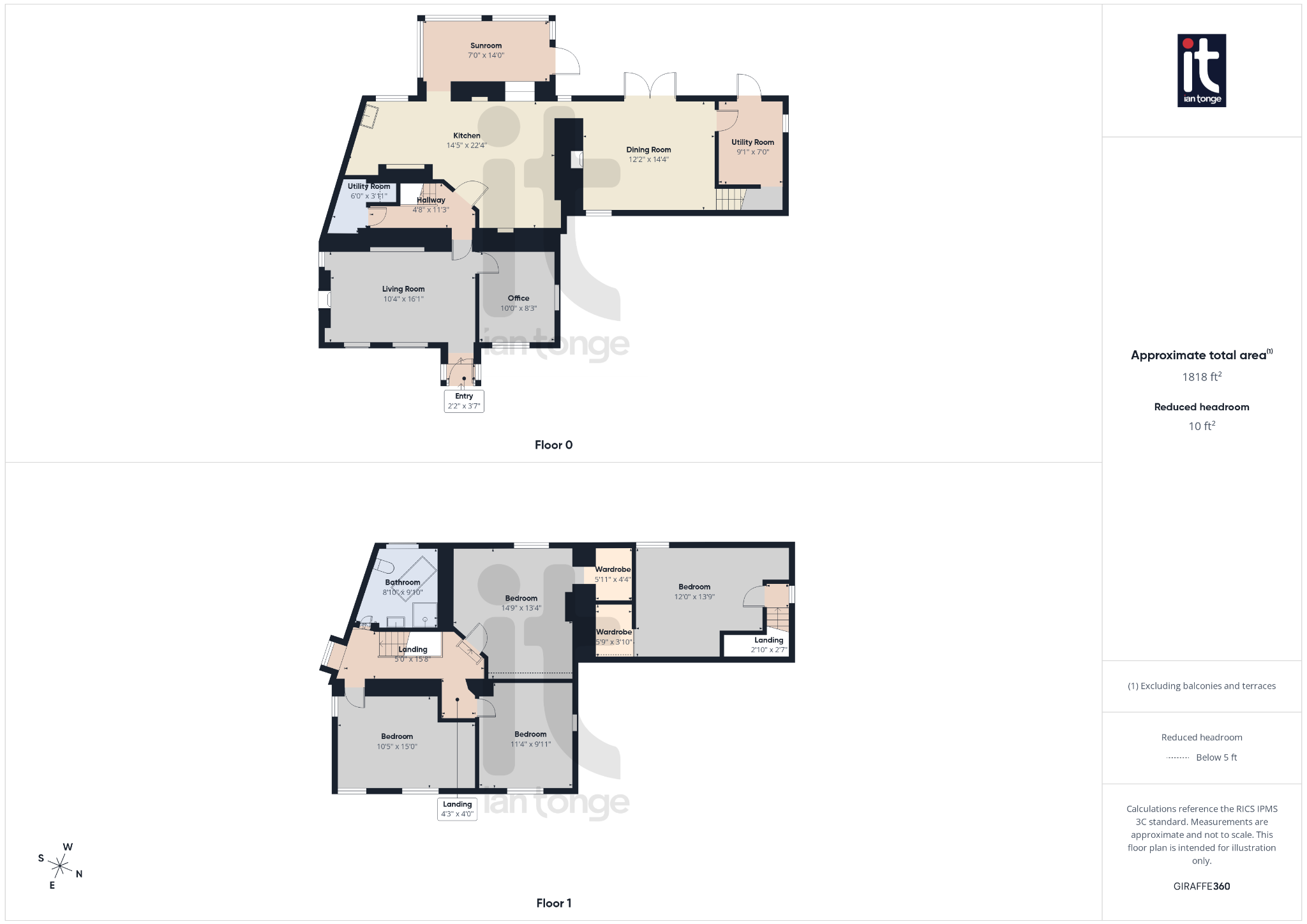 4 bedroom detached house For Sale in High Peak - Floorplan 3.