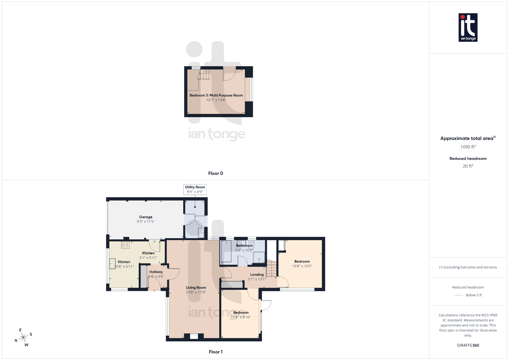 3 bedroom link detached bungalow SSTC in Stockport - Floorplan 1.
