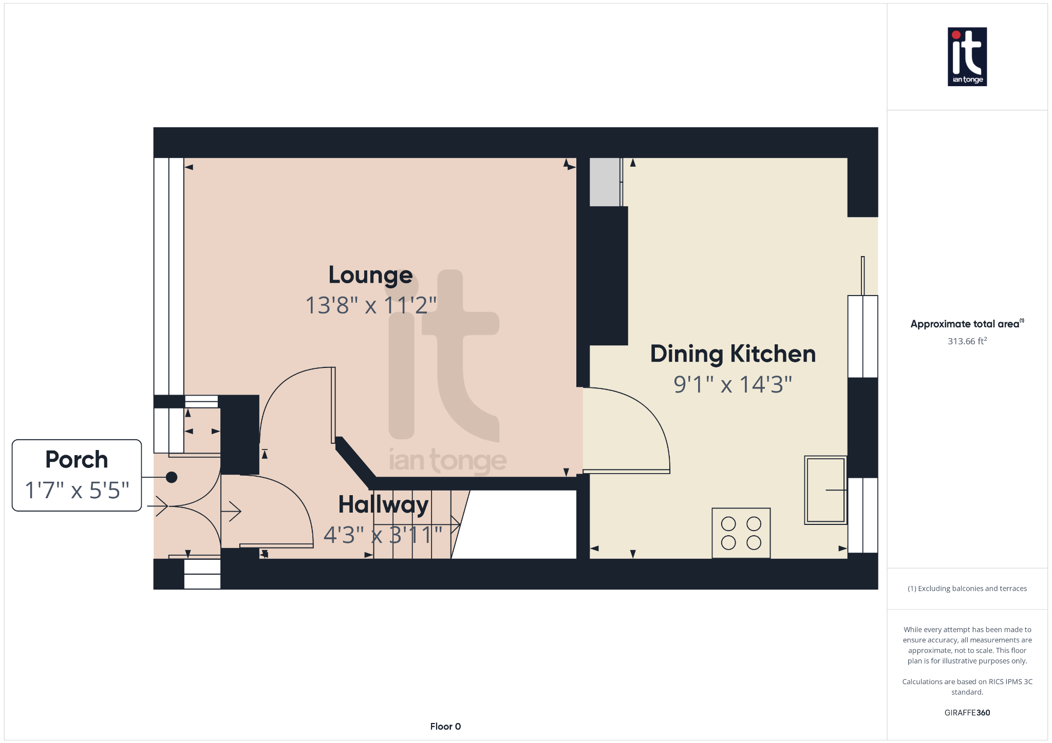 2 bedroom mews house SSTC in Stockport - Floorplan 3.