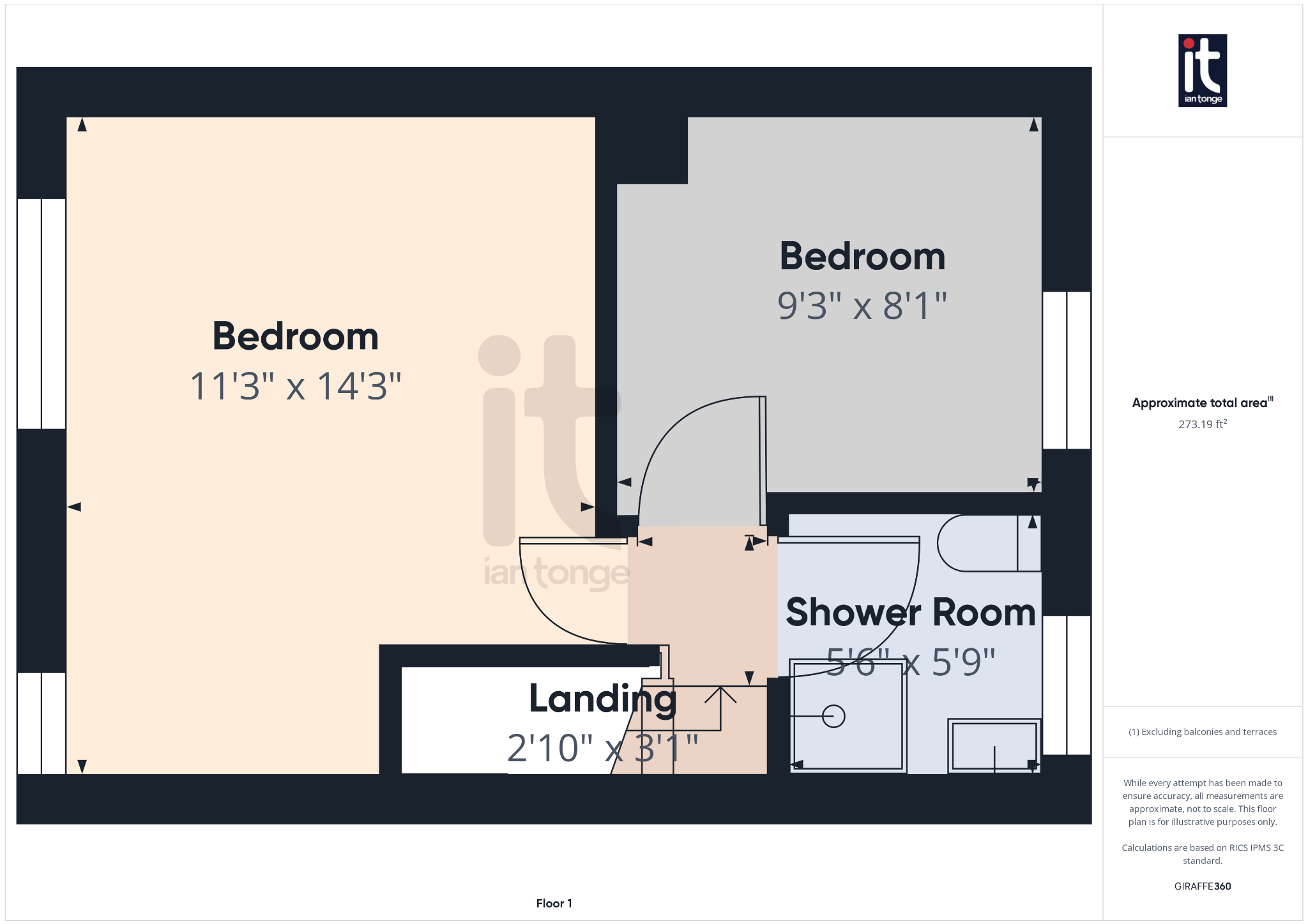 2 bedroom mews house SSTC in Stockport - Floorplan 2.